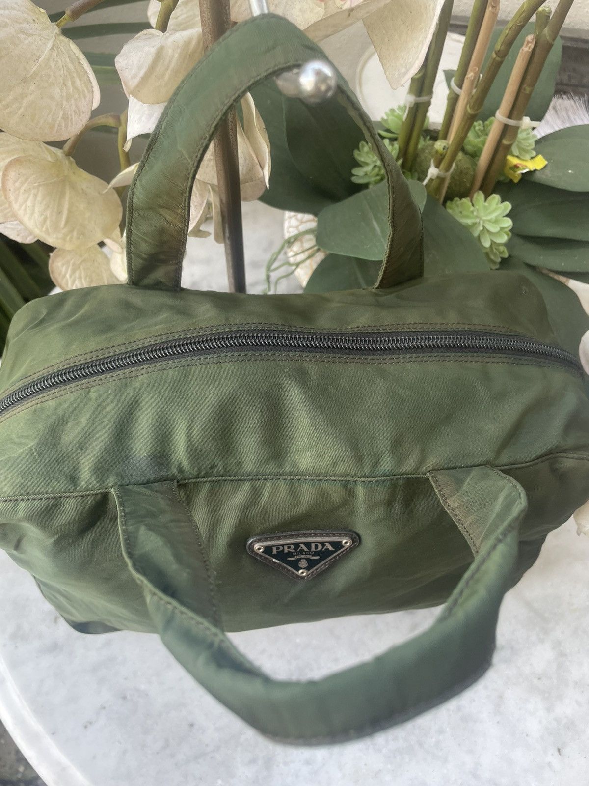 Prada Authentic Vintage PRADA nylon handBag Size ONE SIZE - 4 Thumbnail