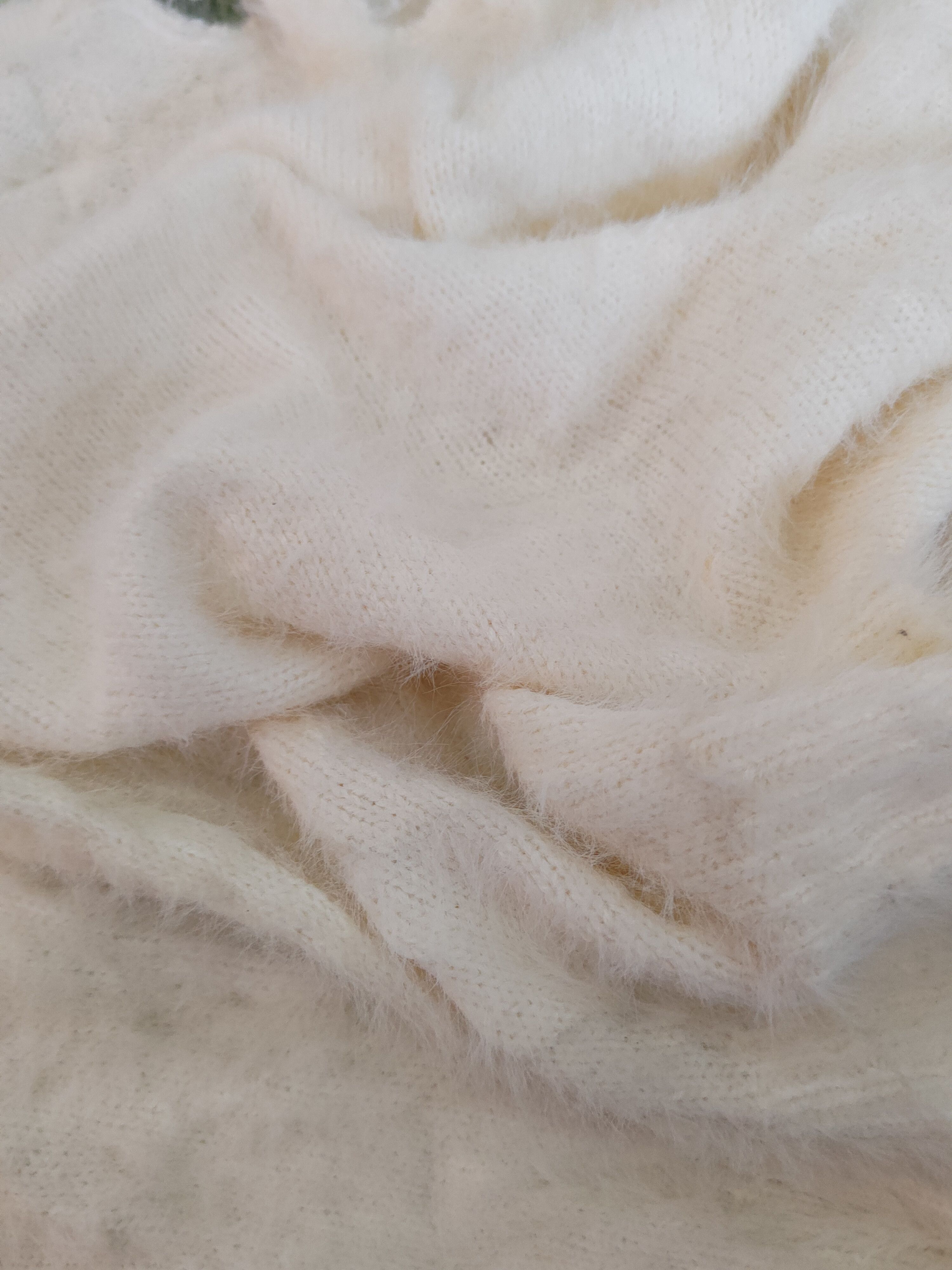 Japanese Brand × Vintage Ingni Ivory Shag Shaggy Fur Mohair Knitwear #S1925 Size M / US 6-8 / IT 42-44 - 10 Thumbnail