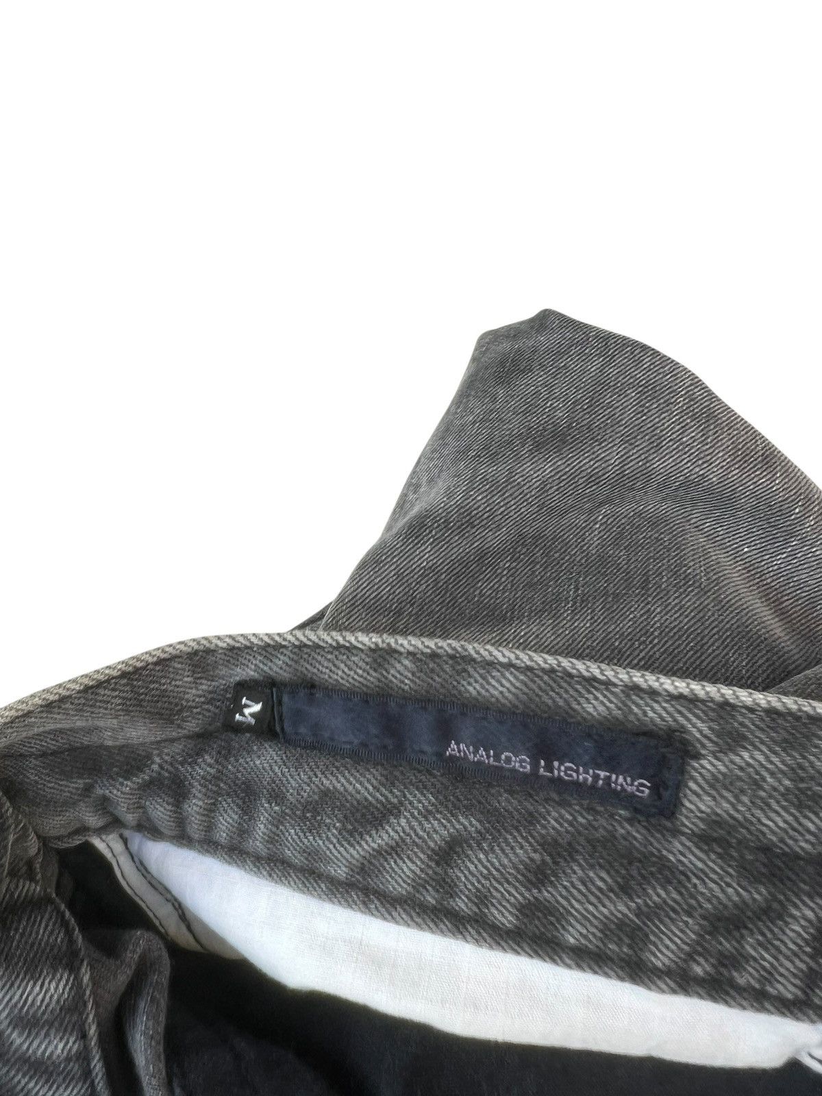 Shellac Analog Lighting Japan Fade Black Denim Selvedge Jeans Size US 31 - 22 Thumbnail