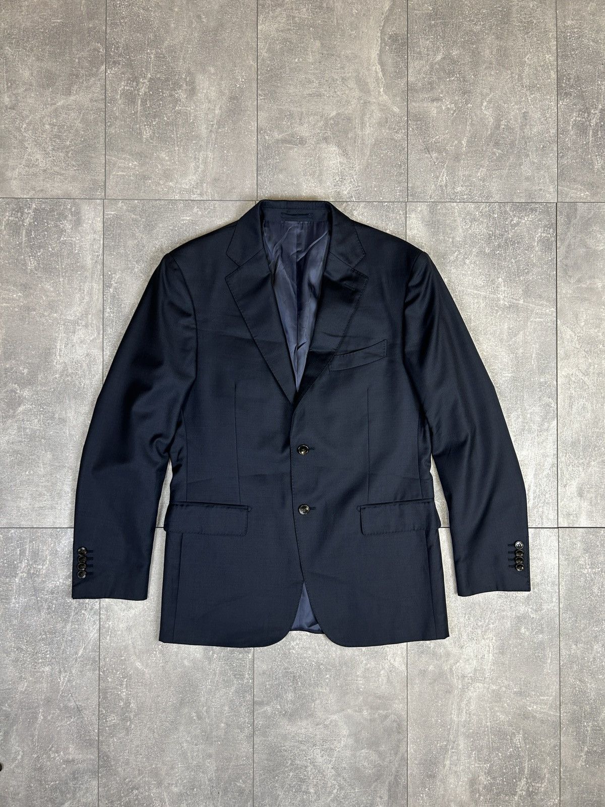 Blazer Homme Suitsupply Napoli Taille UK50S Gris - Laine Super 110's, Occasion Très Bon état