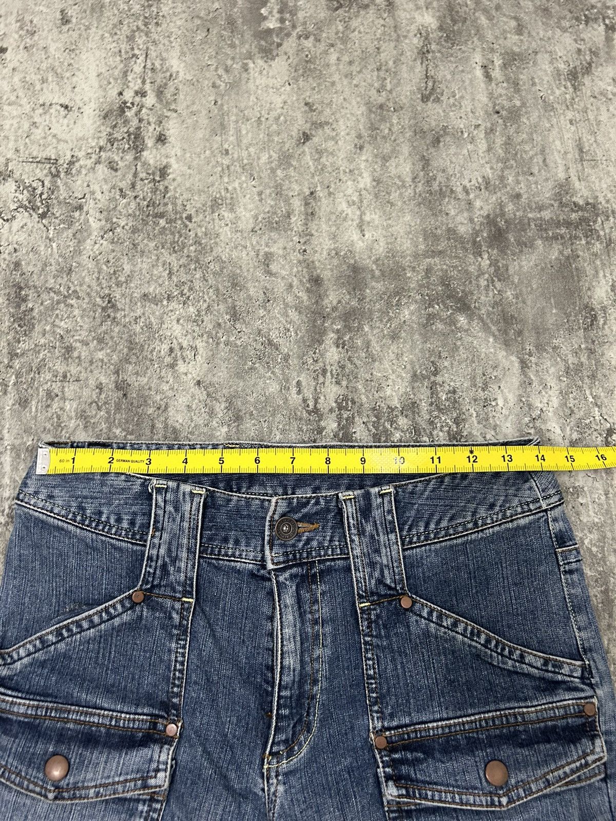 If Six Was Nine × Japanese Brand × Le Grande Bleu (L.G.B.) Vintage Alpha Cubic Pocket Flare Jeans Size US 28 / EU 44 - 12 Thumbnail