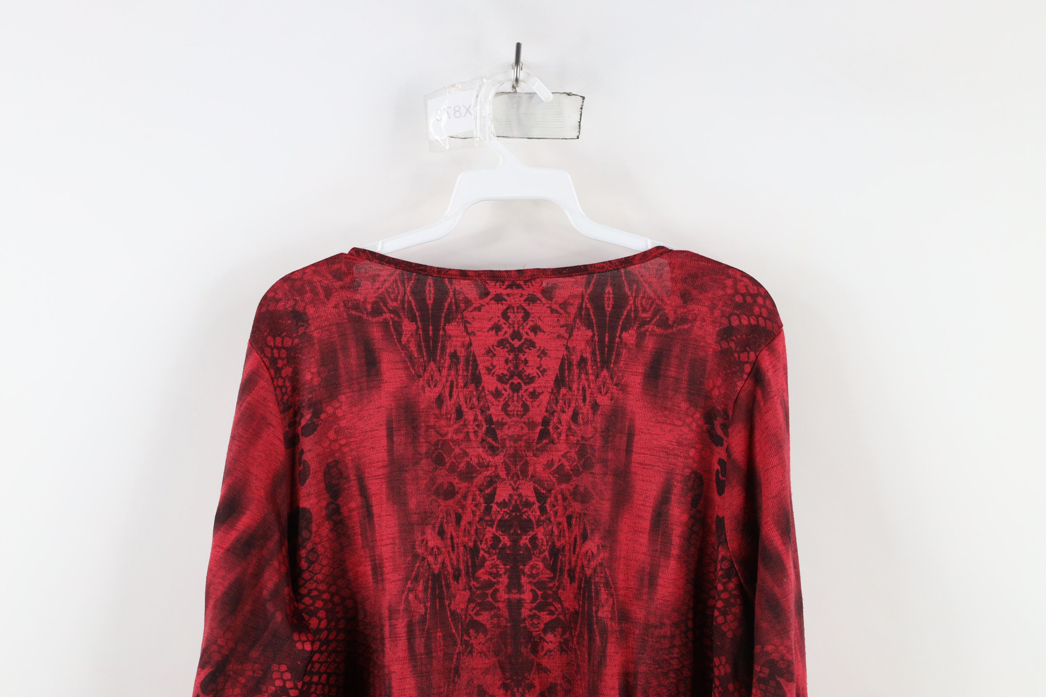 Vintage Vintage 90s Y2K Babydoll Bell Fairy Knit Long Sleeve Shirt Size XXL / US 16-18 / IT 52-54 - 11 Thumbnail