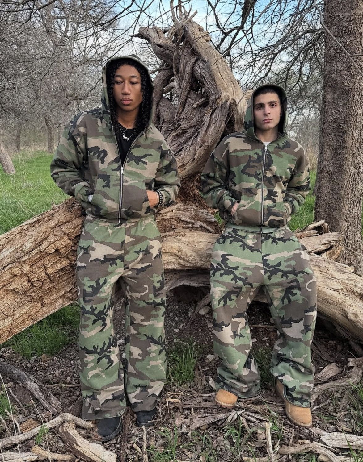 Zicmade Zic Made Camo Zip Up Sweatpants SS25 Size US XL / EU 56 / 4 - 1 Thumbnail