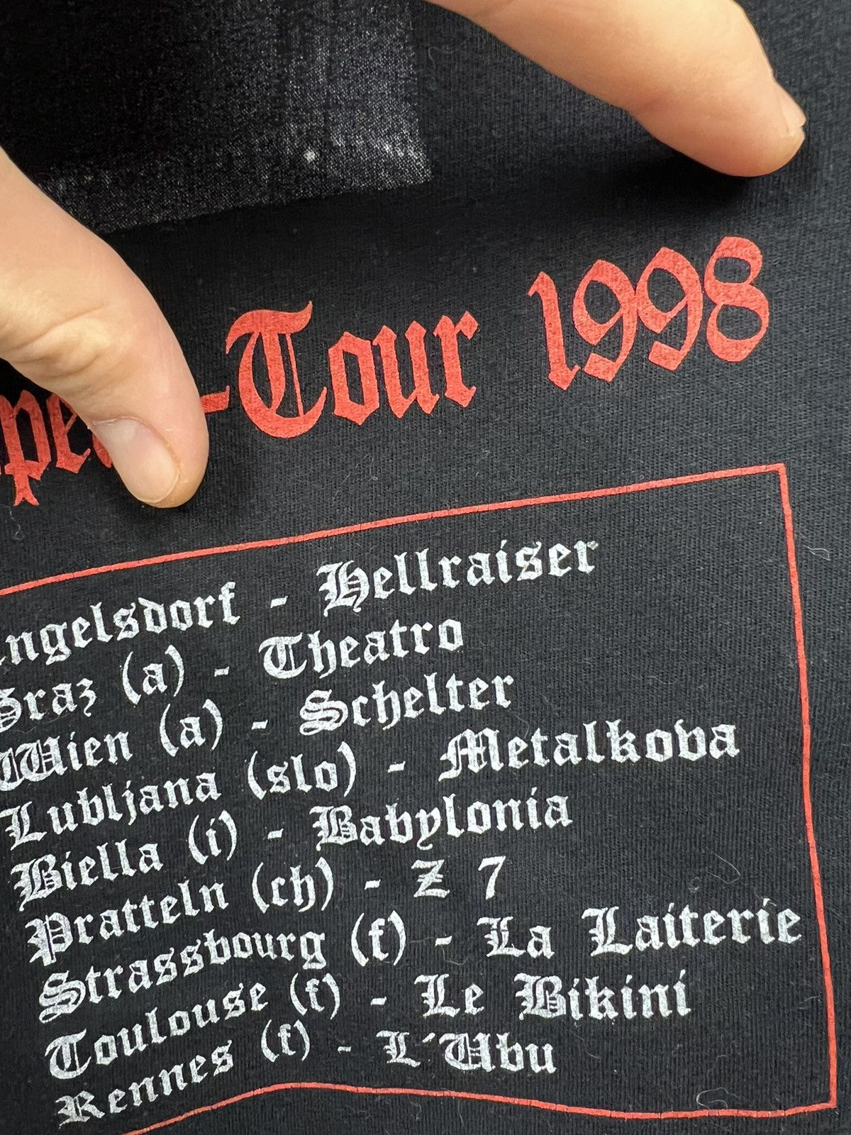 Band Tees × Vintage Black Metal Mystic Circle 1999 Vintage Tee Burzum Size US XL / EU 56 / 4 - 10 Thumbnail