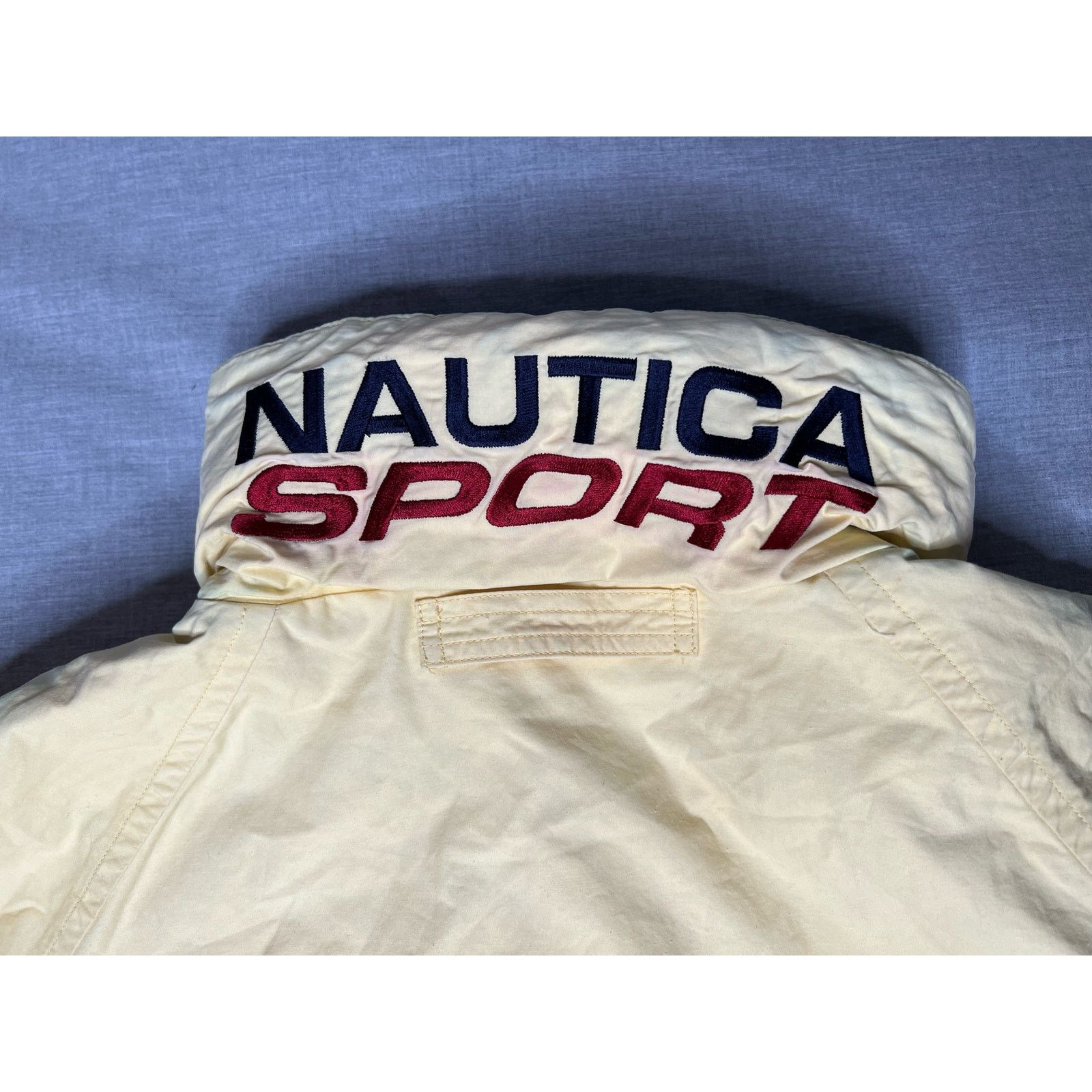 Nautica × Vintage Vintage 90s Nautica Sport Reversible Blue and Yellow Jacket Size US XL / EU 56 / 4 - 6 Thumbnail