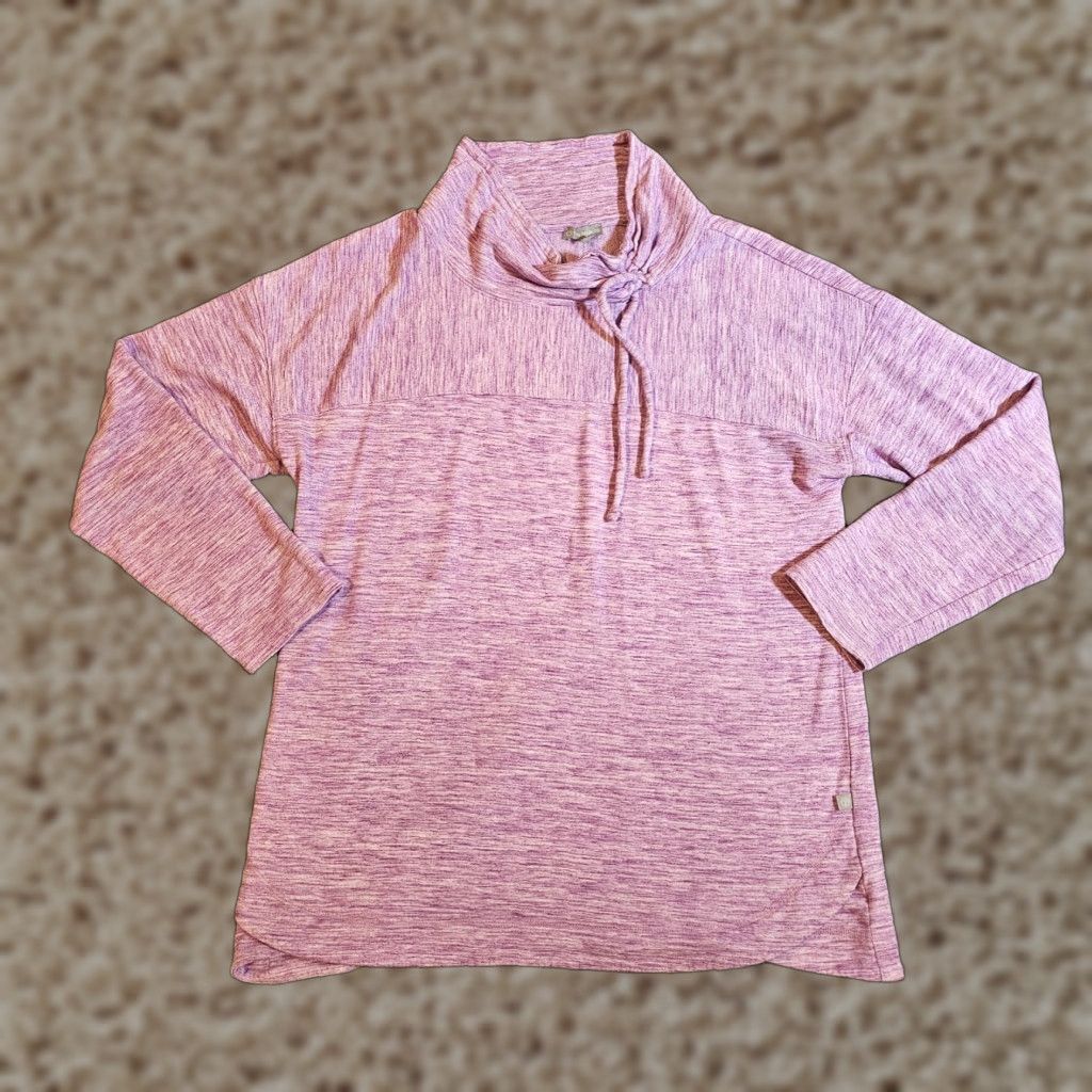 Talbots Talbots Sweater Top Womens Large Purple Cowl Neck Knit Long Sleeve Casual Basic Size L / US 10 / IT 46 - 1 Thumbnail
