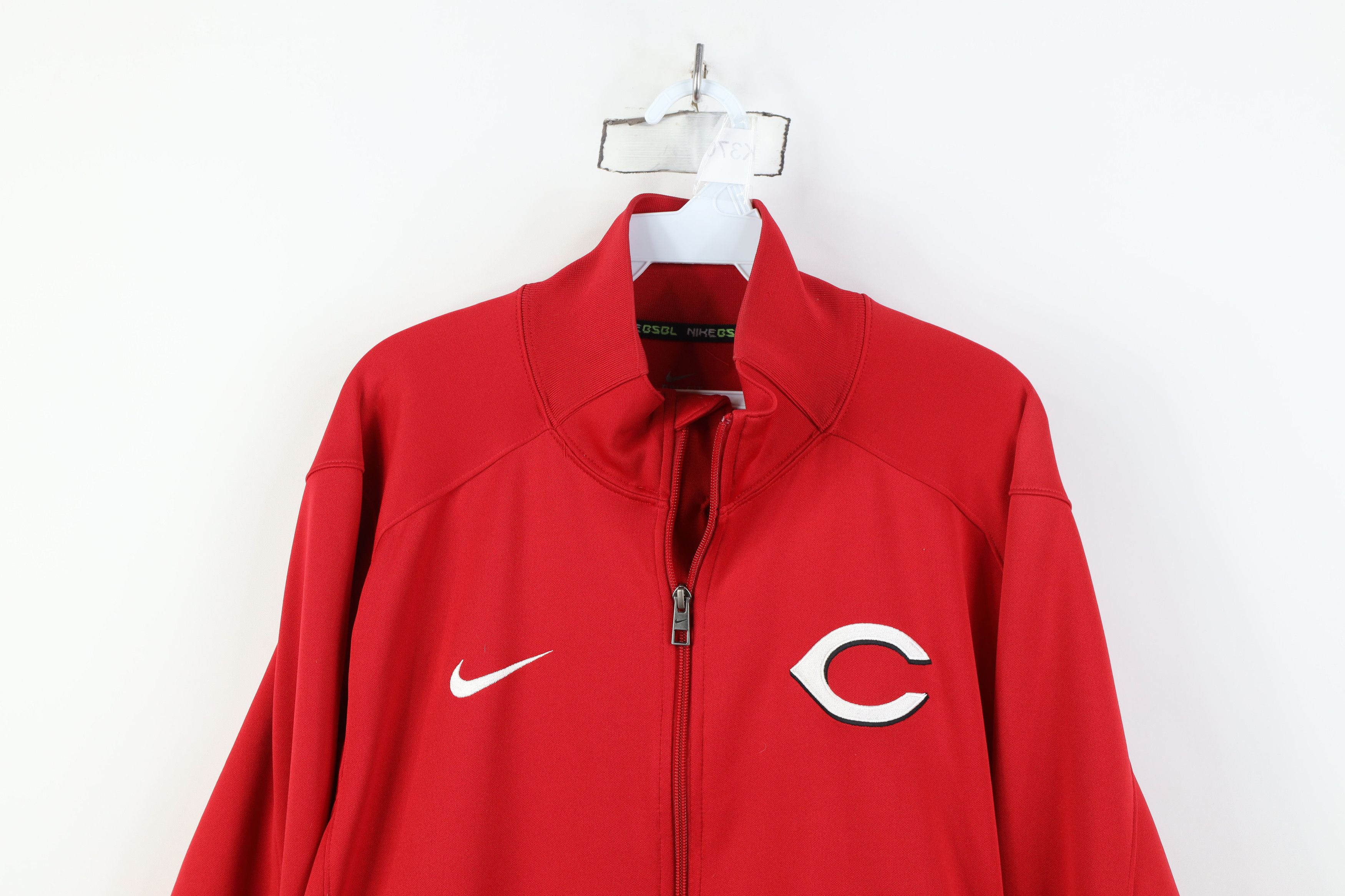 Nike Nike Scott Mini Swoosh Cincinnati Reds Baseball Jacket Red Size US L / EU 52-54 / 3 - 2 Thumbnail