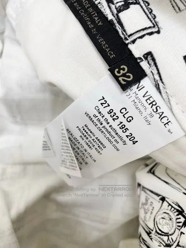 Versace Versace Men's Casual White Denim Pants . Size US 26 / EU 42 - 5 Thumbnail