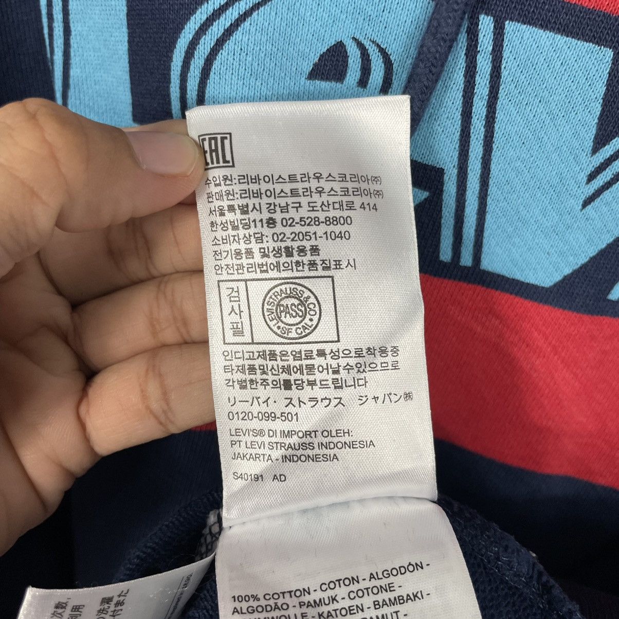 Levi's Levis Big Logo Pullover Hoodie Size US S / EU 44-46 / 1 - 18 Thumbnail