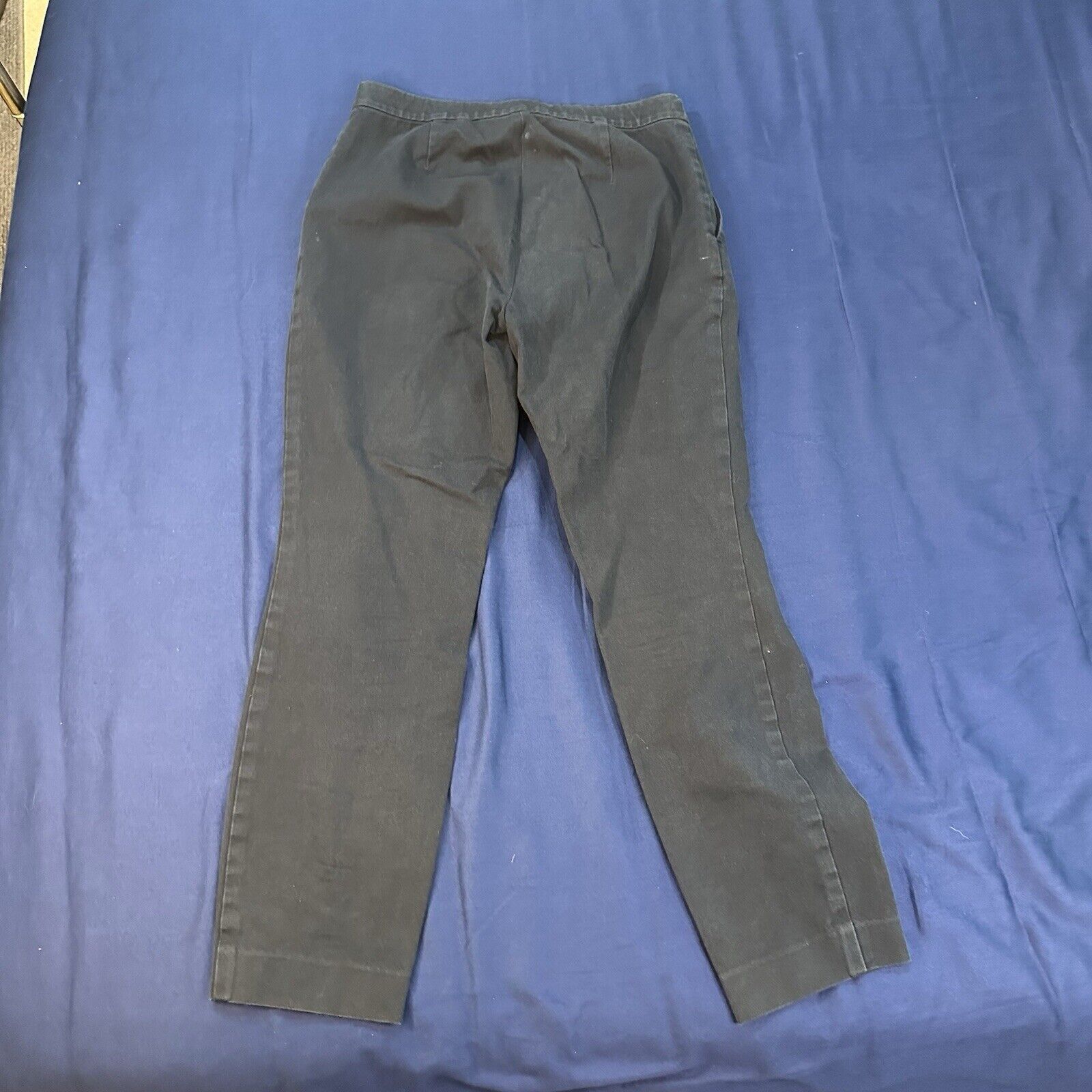 Theory Theory Pants Women’s Size 2 Navy Blue Elastic Chino Slacks Size 26" / US 2 / IT 38 - 2 Thumbnail