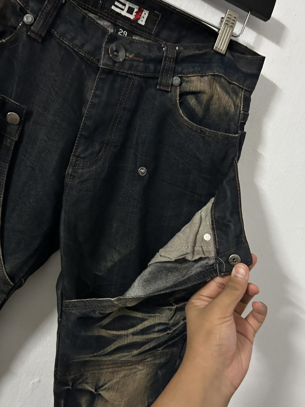 Japanese Brand 2000’s Japanese Brand sick design studded grunge punk style Size US 30 / EU 46 - 5 Thumbnail