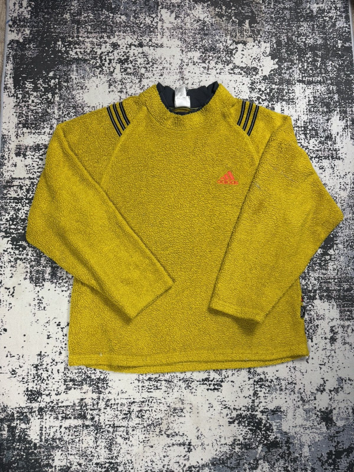 Adidas × Equipment × Vintage Rare Vintage Adidas Adventure Fleece Sweater sherpa pullover Size US L / EU 52-54 / 3 - 1 Thumbnail