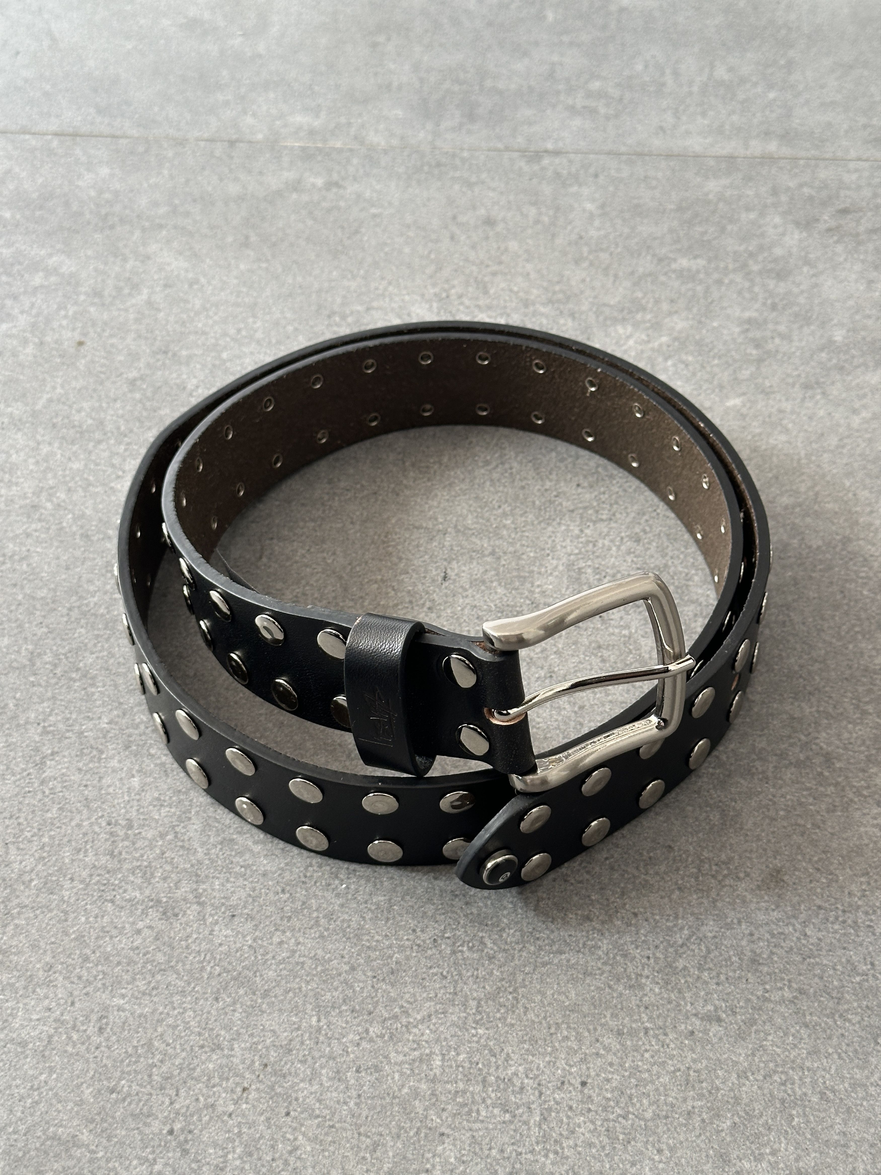 Stussy Stüssy SS Link Studded Belt Black L/XL | Grailed