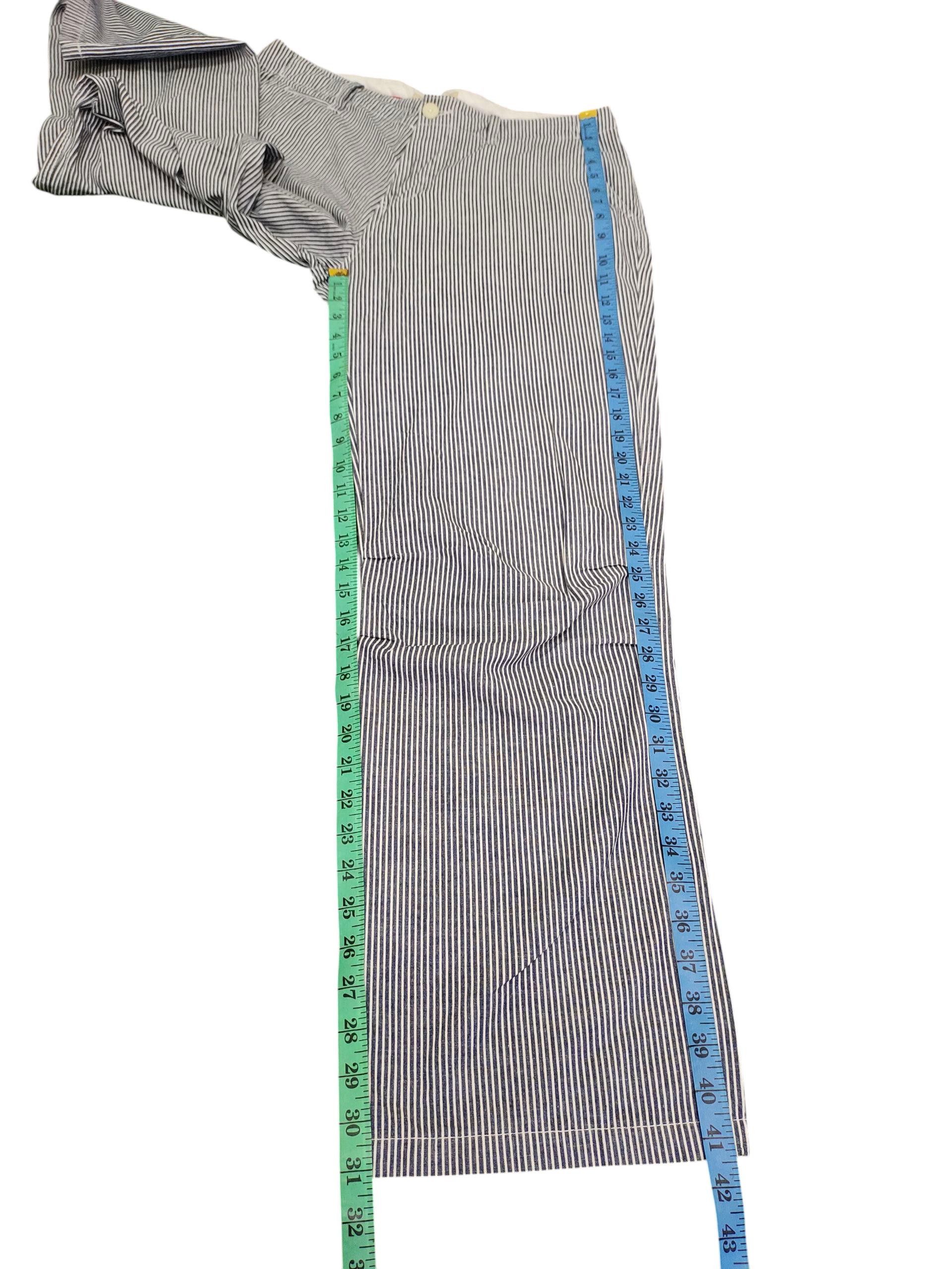 Comme des Garcons × Undercover Vintage Global Work Hickory Stripe Workwear Pants Loose Fit Size US 34 / EU 50 - 7 Thumbnail