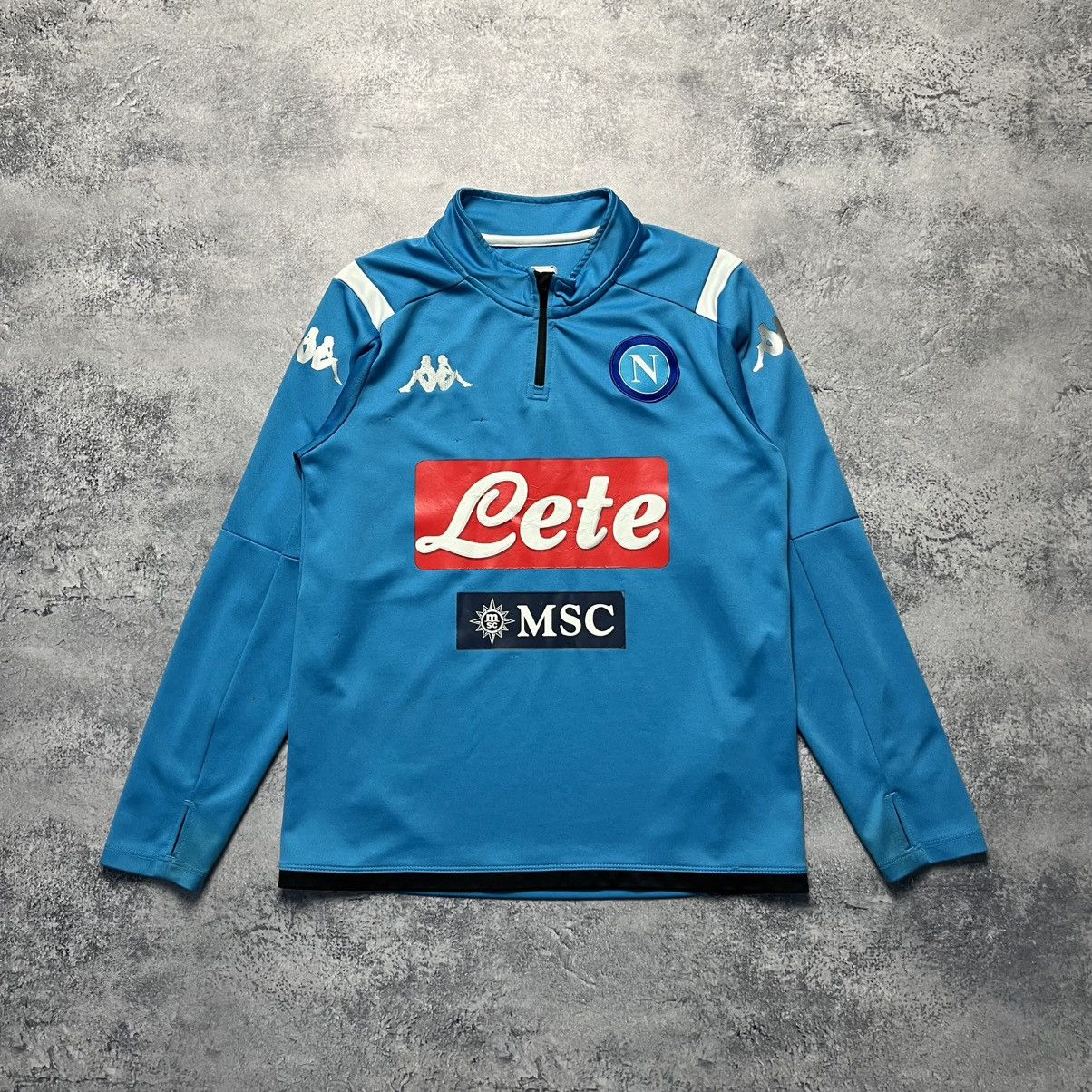 Kappa Kappa Napoli 2019/2020 Home Soccer Longsleeve Jersey Size US S / EU 44-46 / 1 - 1 Thumbnail