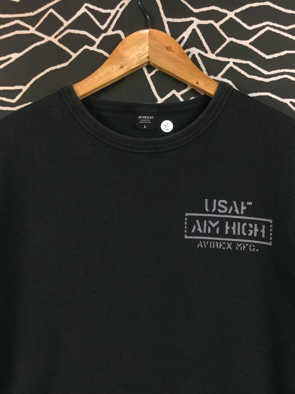 Avirex Vtg Avirex USAF Vanguards Thermal Waffle Knit Tee Size US M / EU 48-50 / 2 - 3 Thumbnail