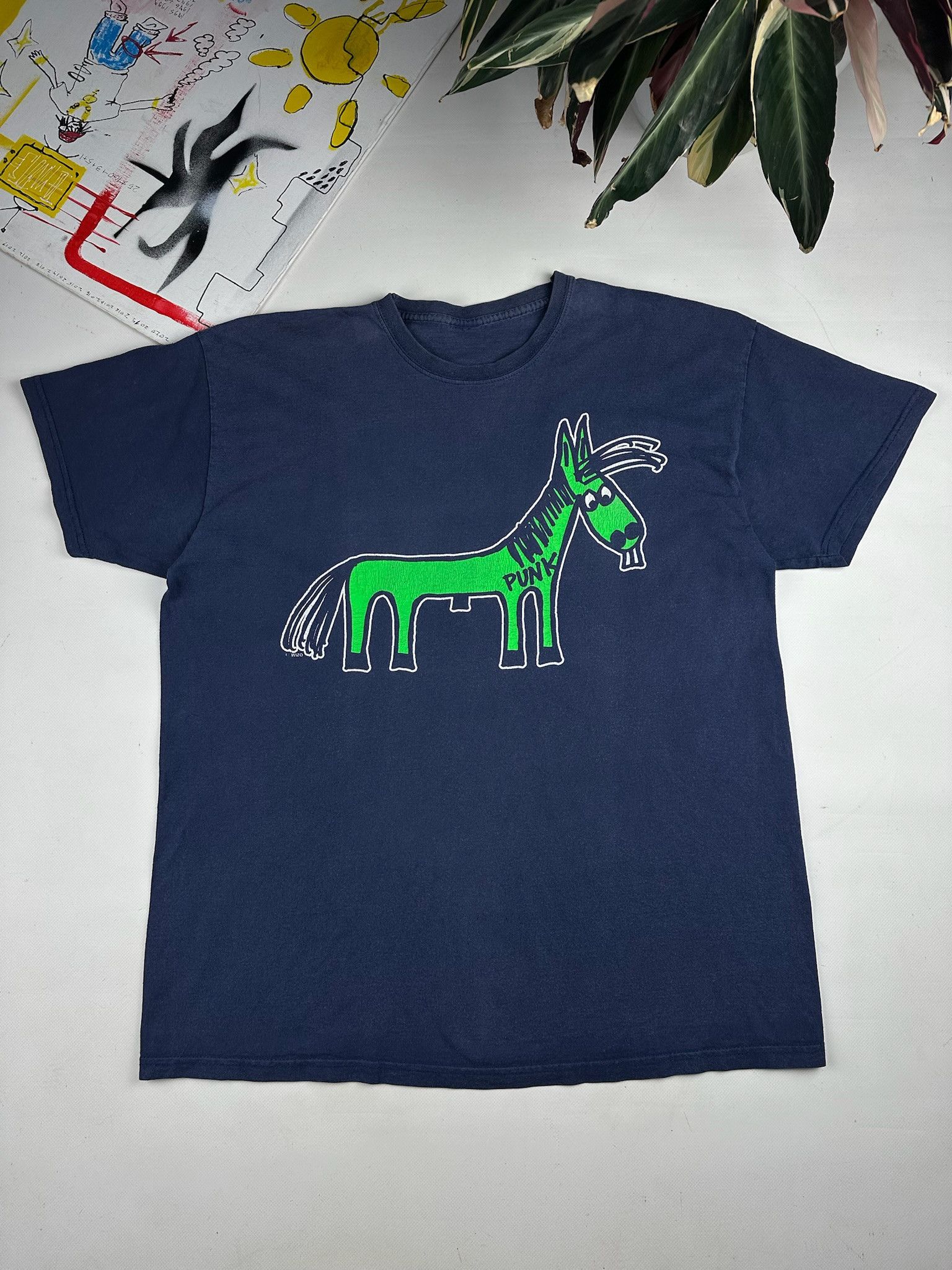 Band Tees 1994 Wizo Punk Band "Uuaarrgh!" Album Cover T Shirt Size US XL / EU 56 / 4 - 3 Thumbnail