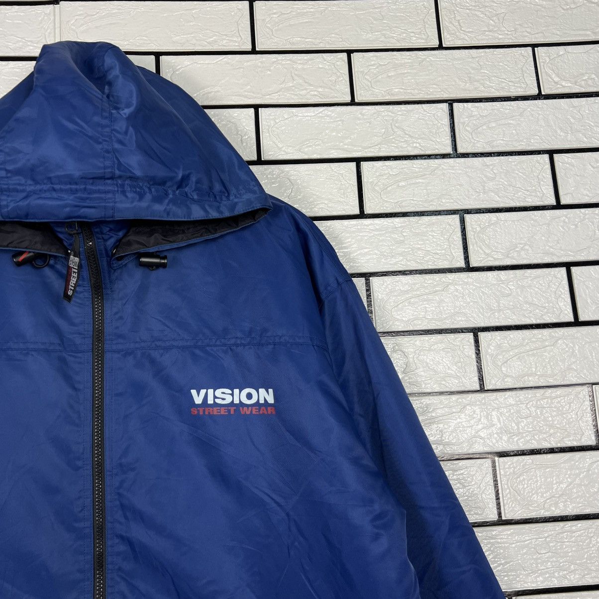 Vision Streetwear 90's VISION STREET WEAR Reversible Hooded Jacket #4061-C185 Size US L / EU 52-54 / 3 - 19 Thumbnail
