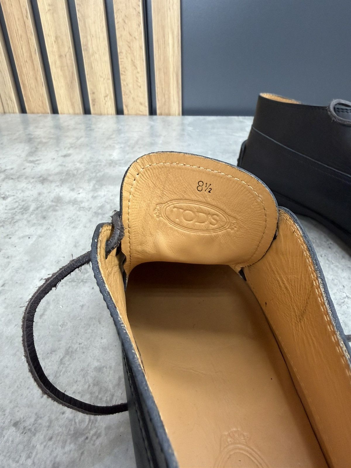 Tod's Tod’s Leather Driving Shoes Black Moccasins Size Uk 8 1/2 Size US 9.5 / EU 42-43 - 12 Thumbnail