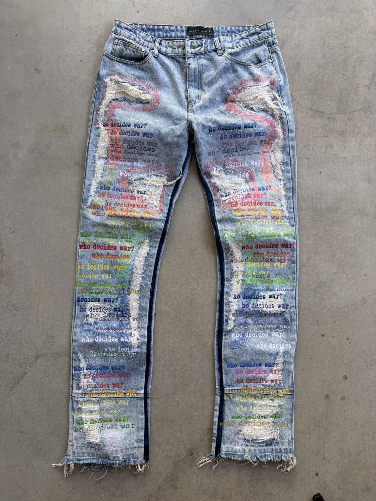 Who Decides War Who Decides War Scripture Denim Size 36 New Rare Size US 36 / EU 52 - 1 Thumbnail