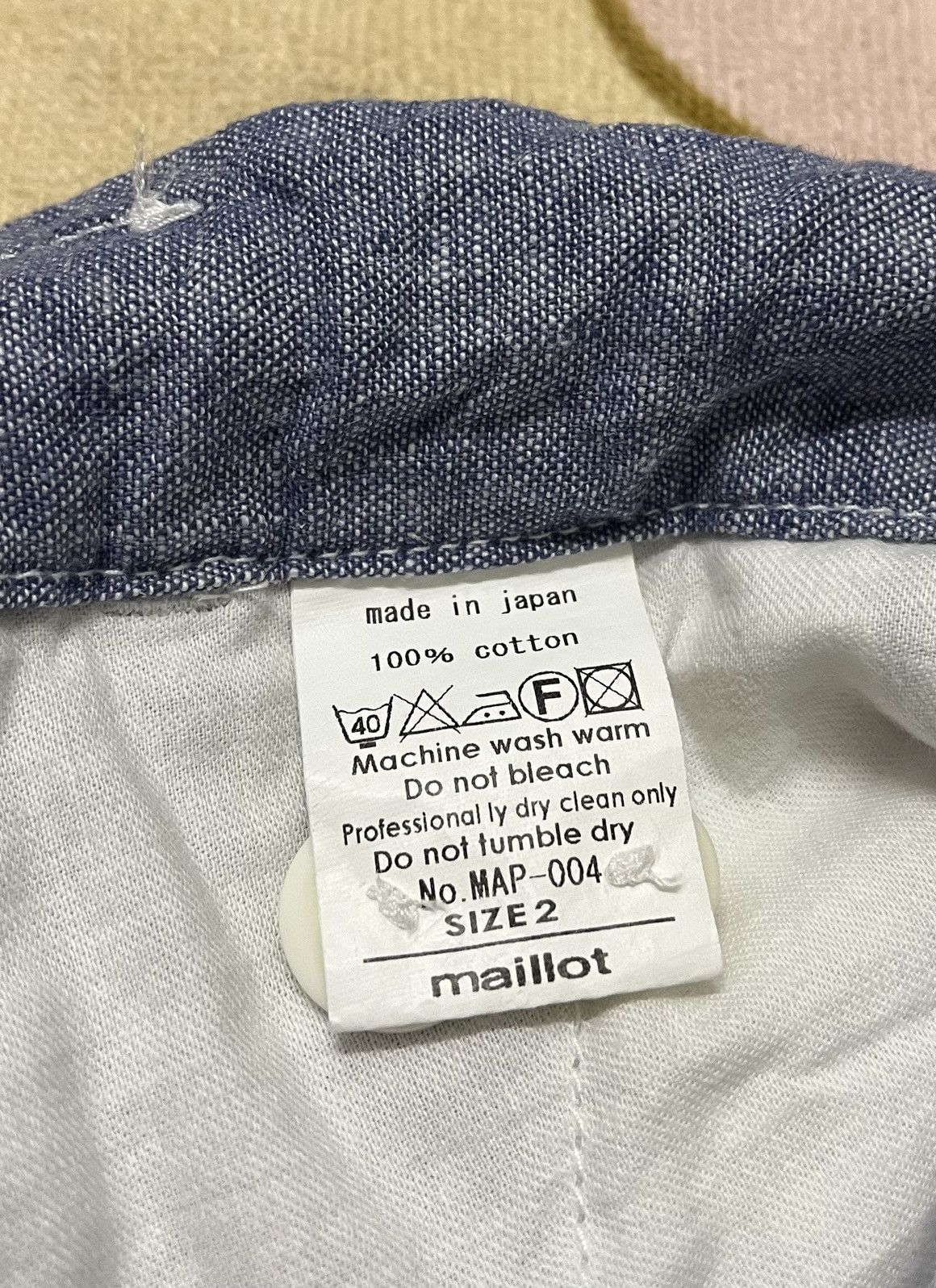 Designer × Japanese Brand Made in Japan by MAILLOT Chamray Style Pant Size US 33 - 10 Thumbnail