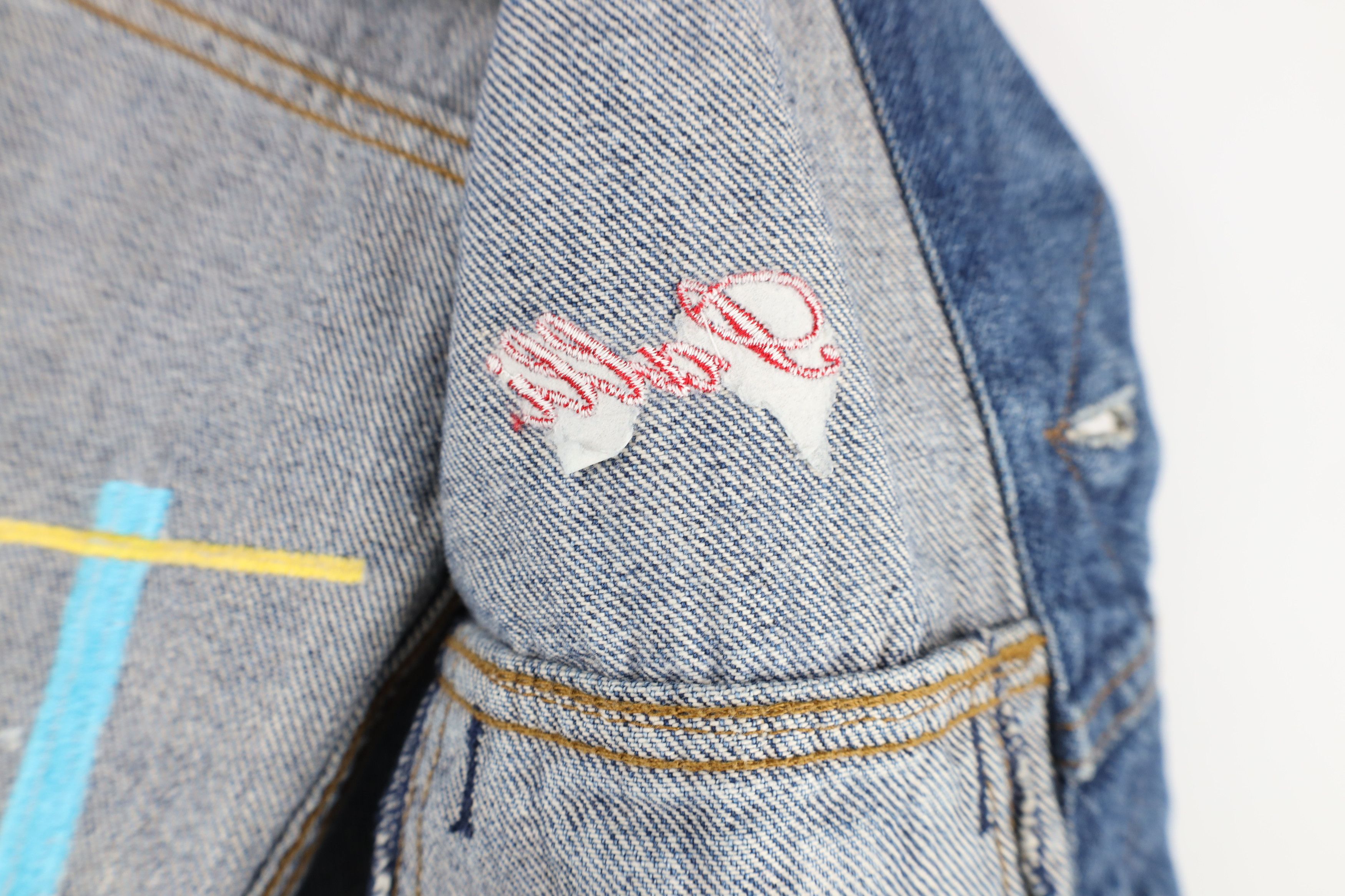 Vintage Vintage 90s The Rolling Stones Band Trucker Jacket USA Size US L / EU 52-54 / 3 - 12 Thumbnail