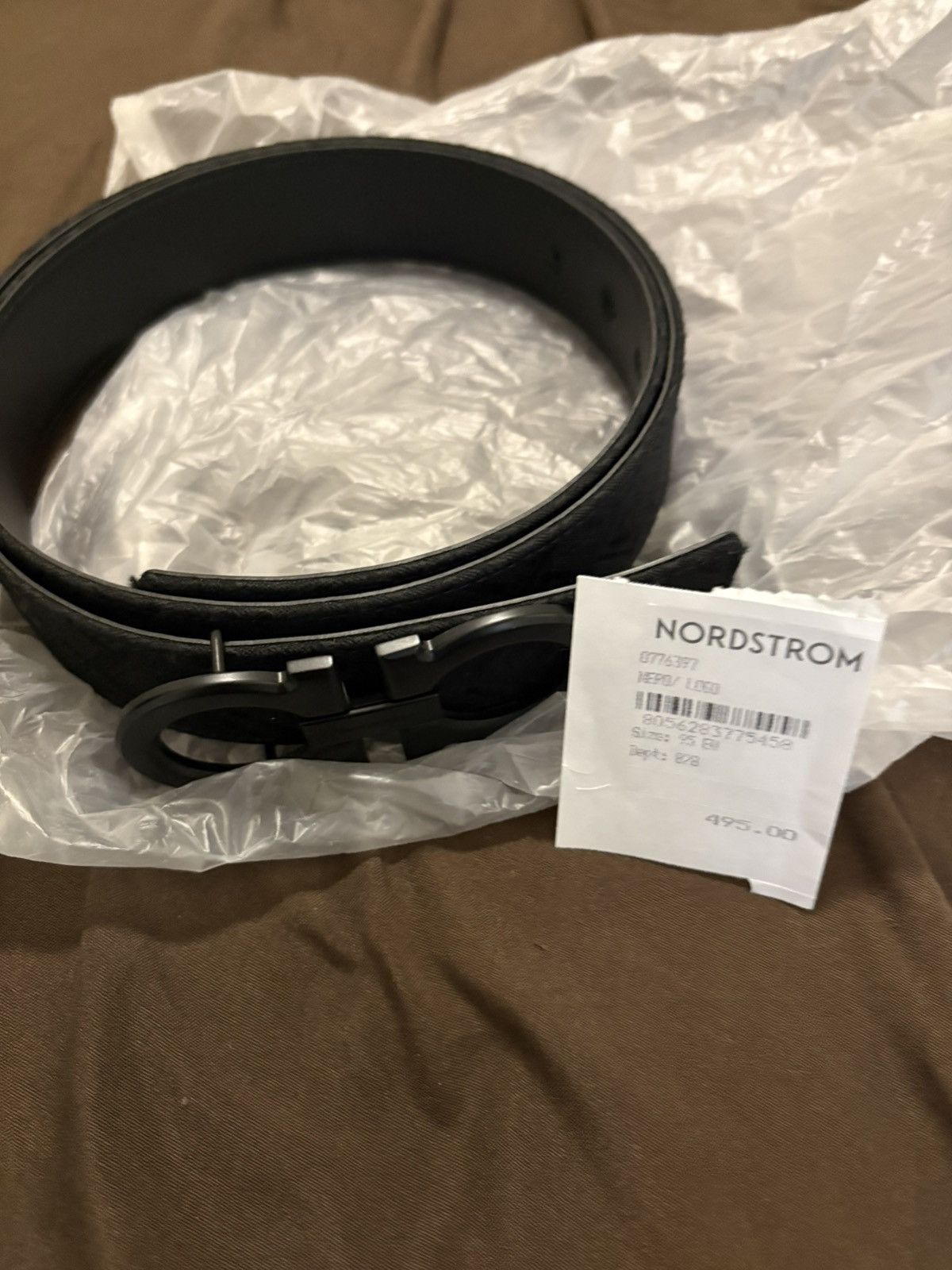 Salvatore Ferragamo Black ferragamo belt Size 32 - 1 Thumbnail