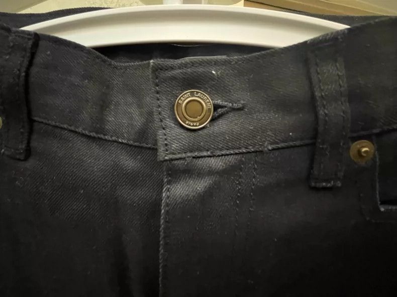 Saint Laurent Paris saint laurent black distressed denim pants Size US 30 / EU 46 - 3 Thumbnail