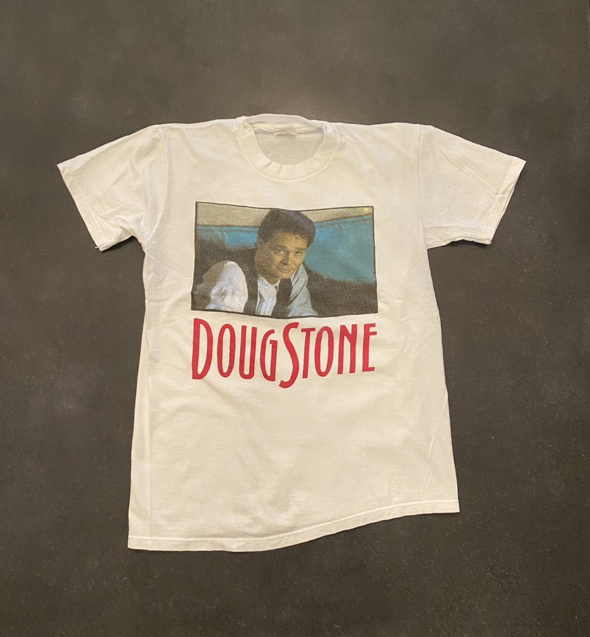 Vintage Vintage single stitch Doug stone band tee Size US M / EU 48-50 / 2 - 2 Thumbnail