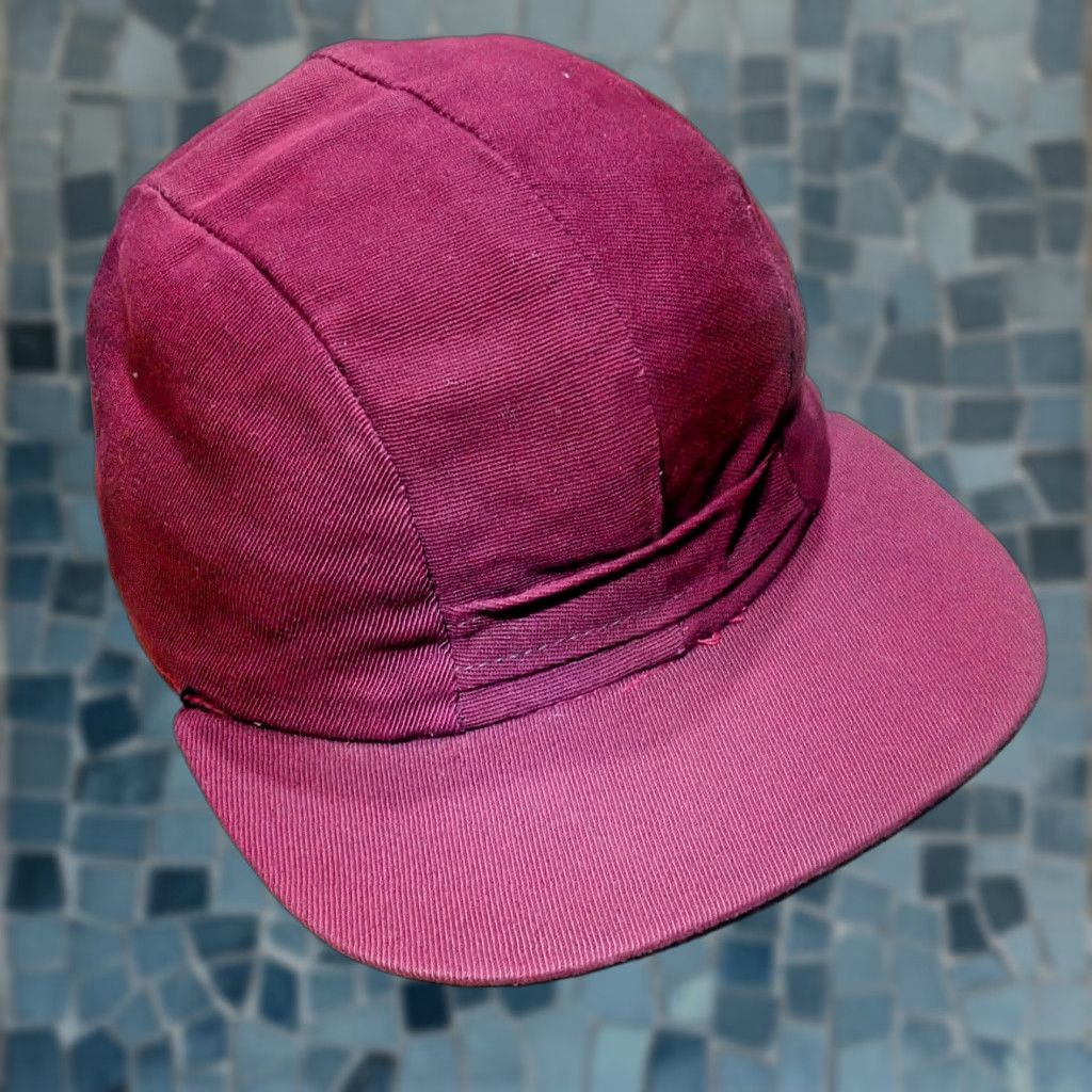Vintage Vintage Men's Baseball Cap Hat 70s 80s Fitted Insulated Waterproof Fishing Hunting Burgundy Size 6 7/8 Size ONE SIZE - 1 Thumbnail