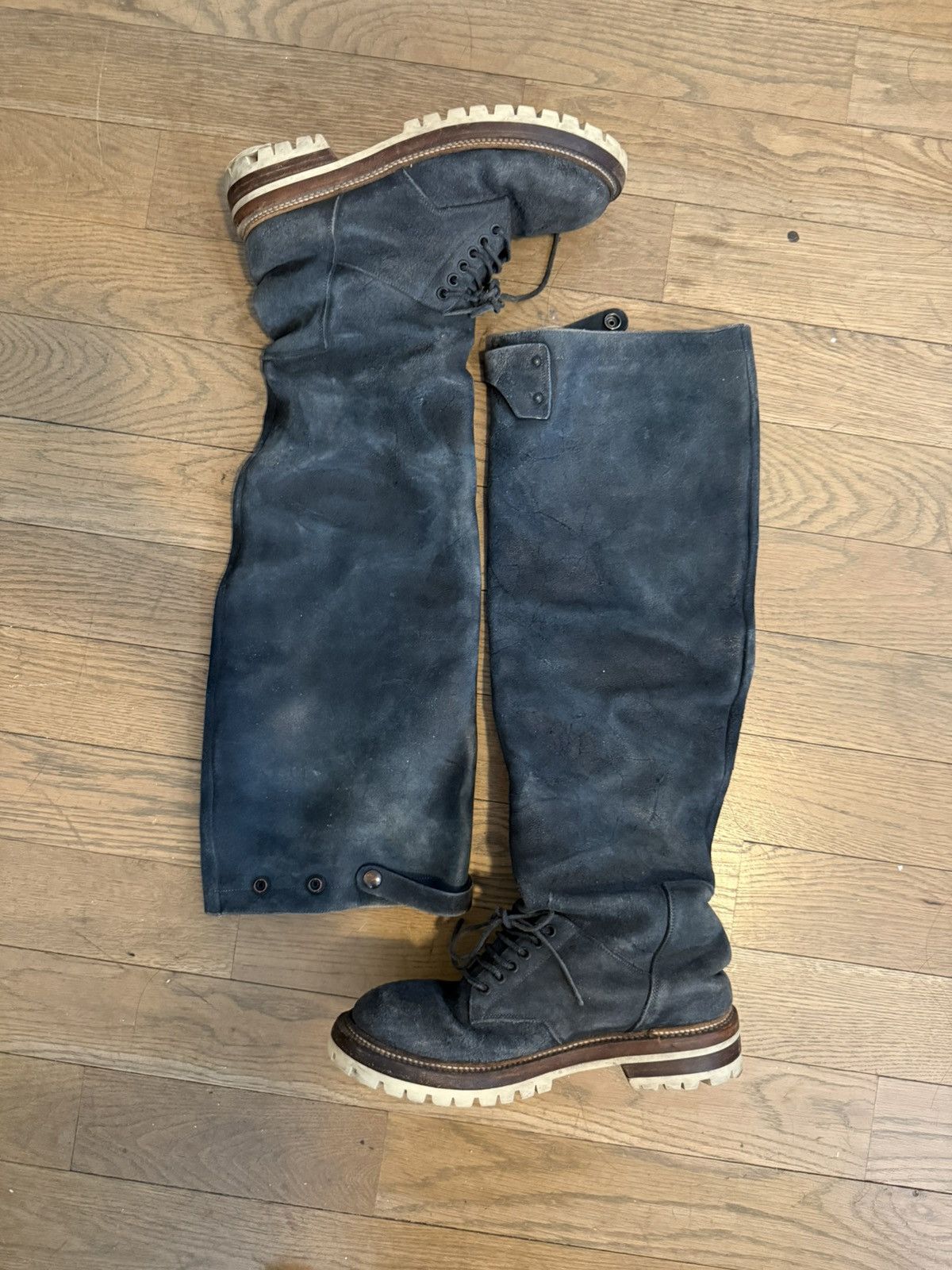 Rick owens AW14 moody goodyear flex boots