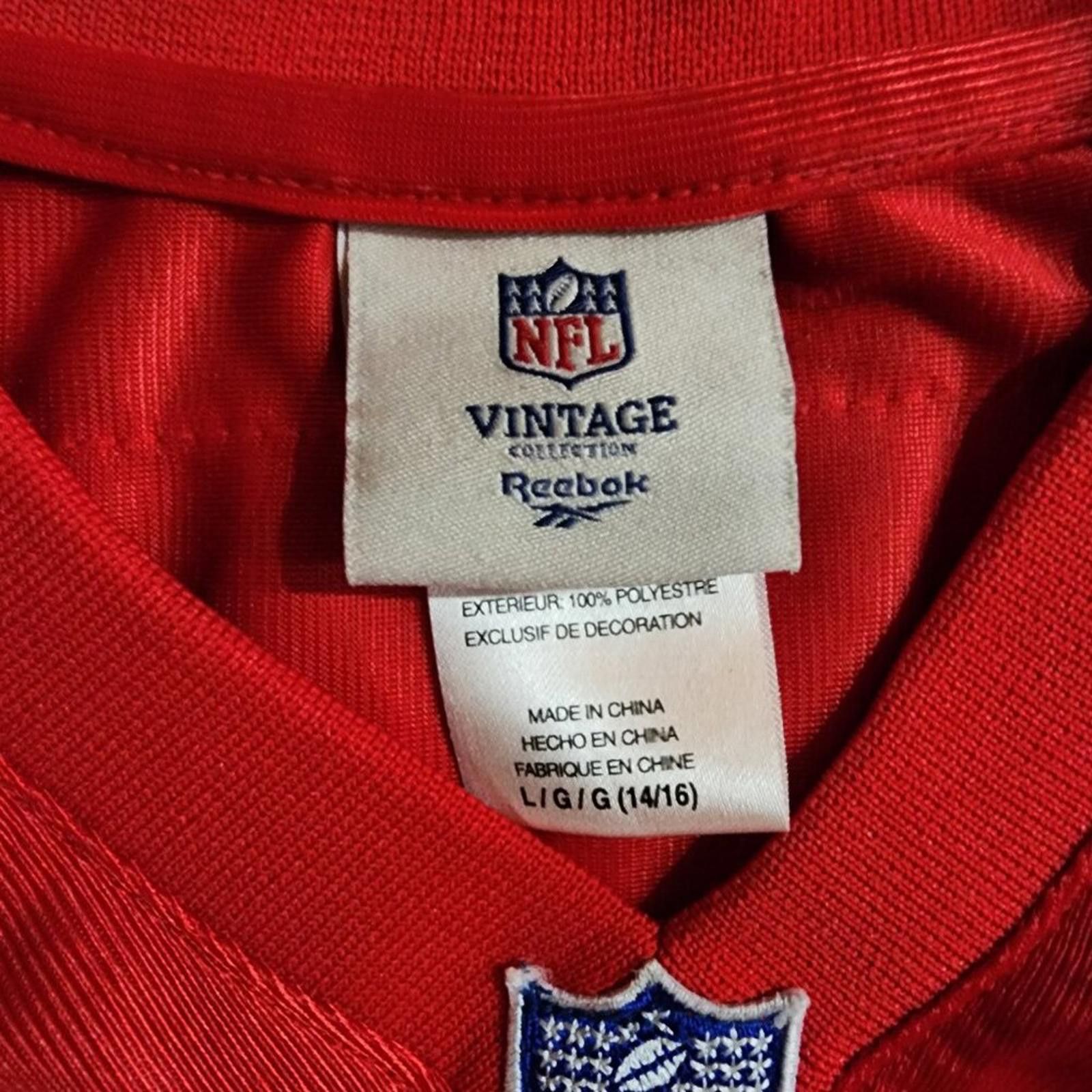 Reebok Joe Montana San Fran 49er's 1990 Throwback Reebok Sz L Size US L / EU 52-54 / 3 - 6 Thumbnail