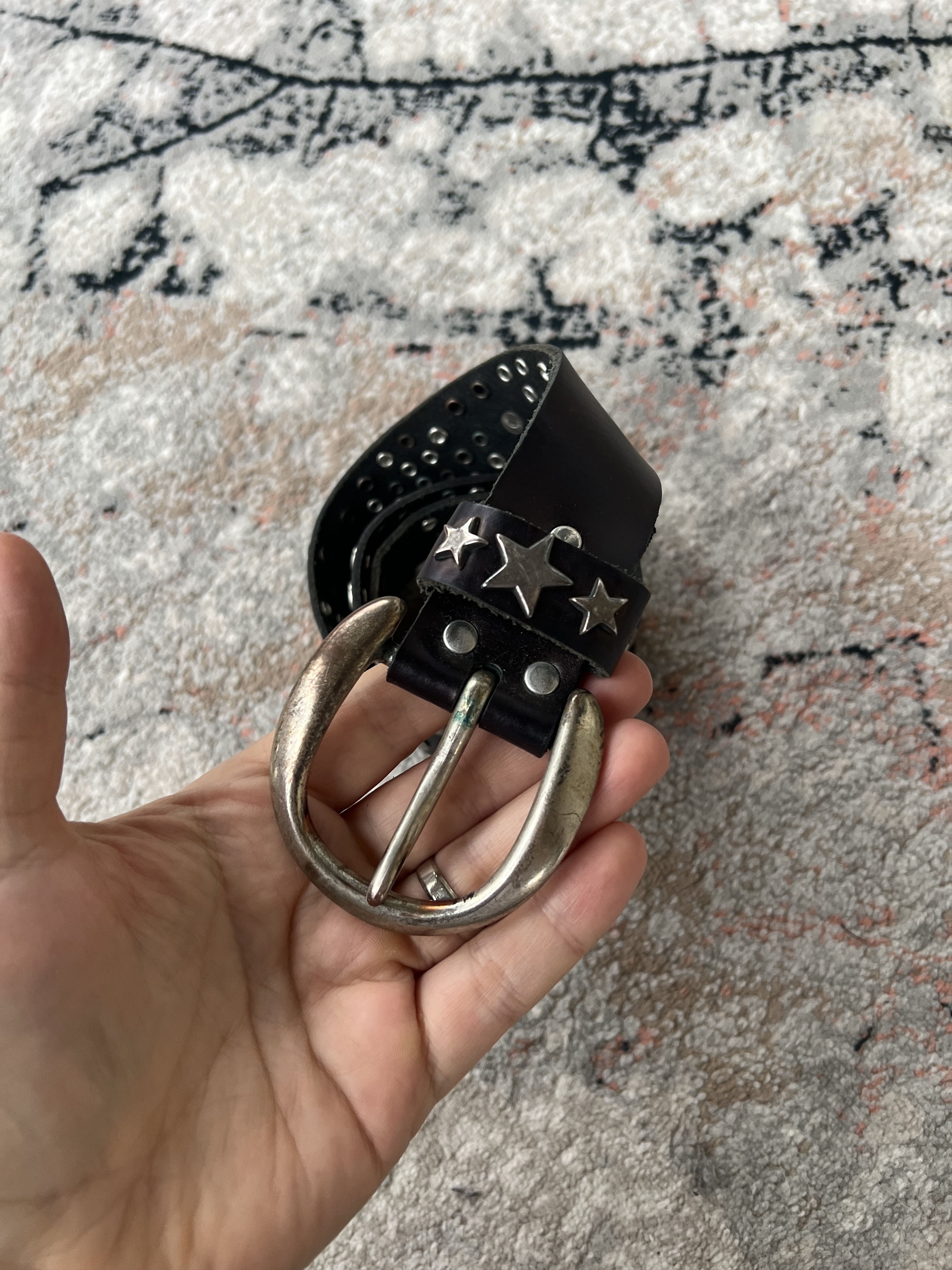 Vintage Vintage Leather Belt Size ONE SIZE - 3 Thumbnail