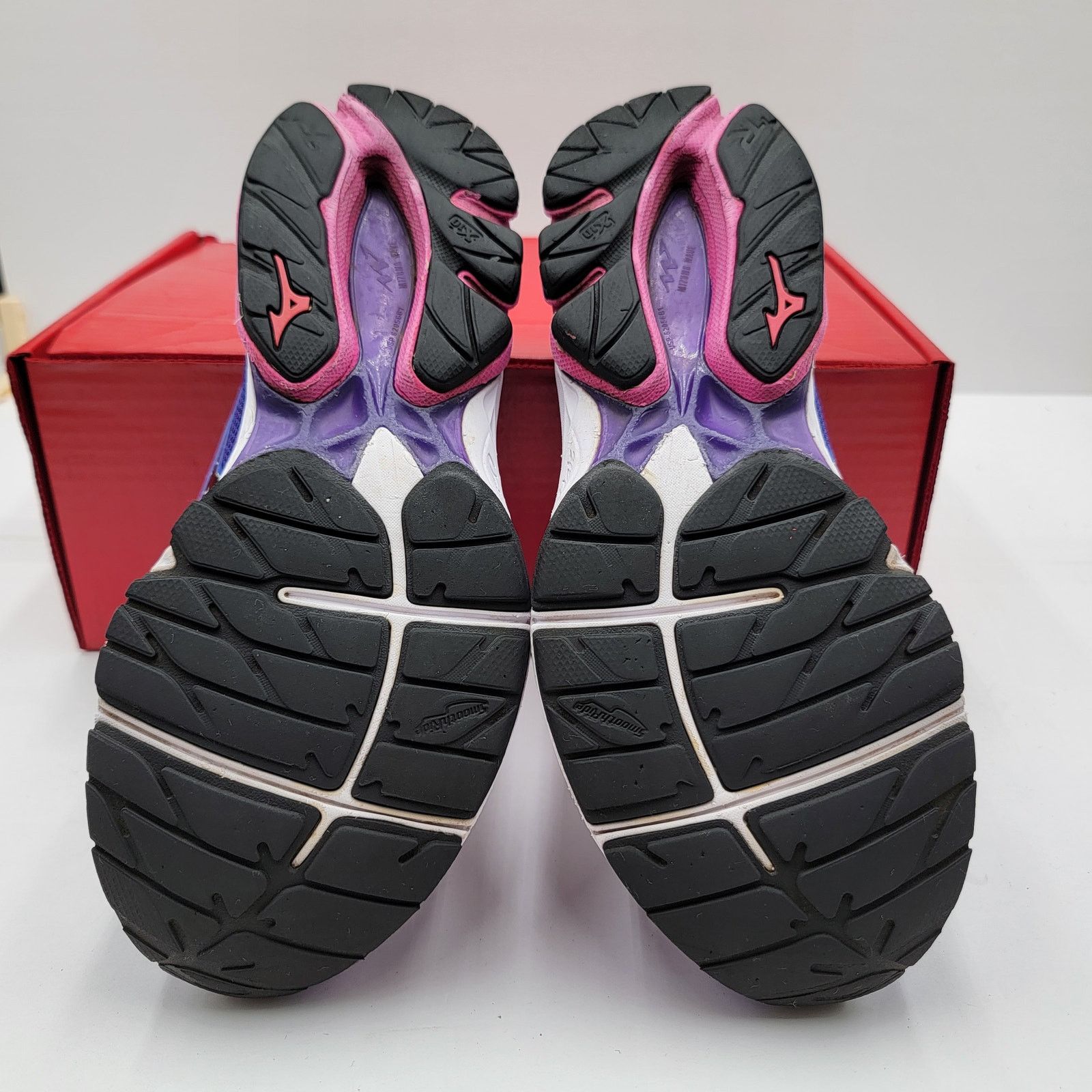 Mizuno Women's Mizuno Wave Rider 20 Purple/Pink Sz 9 251 J1GD170309 Size US 9 / IT 39 - 6 Thumbnail