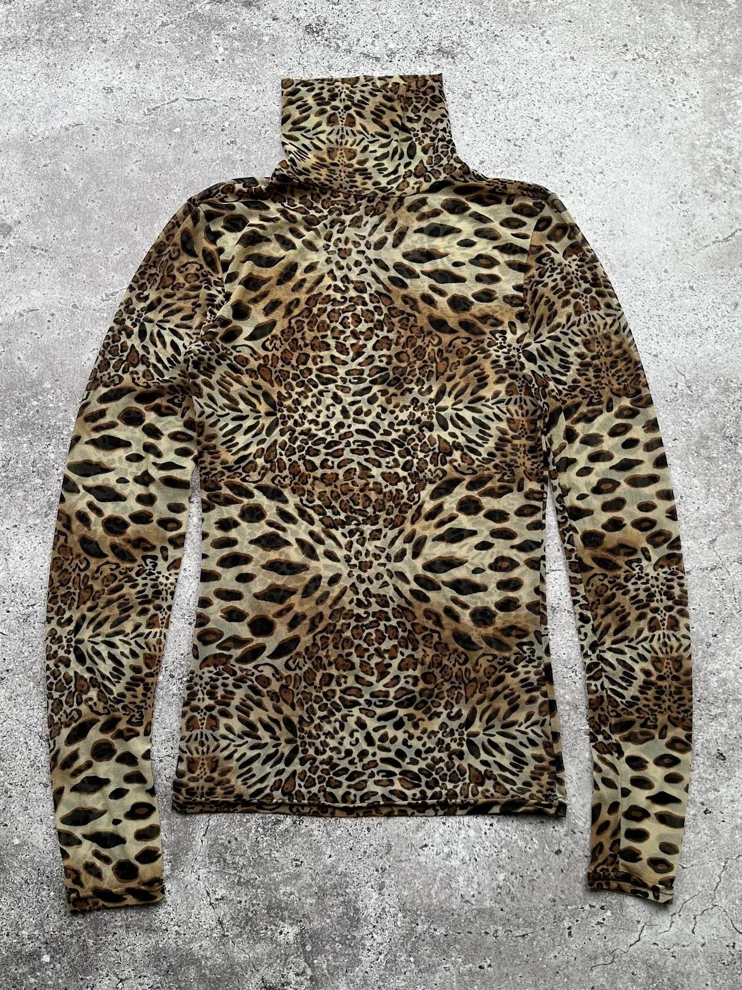 Japanese Brand Vintage Mesh Long Sleeve C487(V229) Size XS / US 0-2 / IT 36-38 - 1 Thumbnail