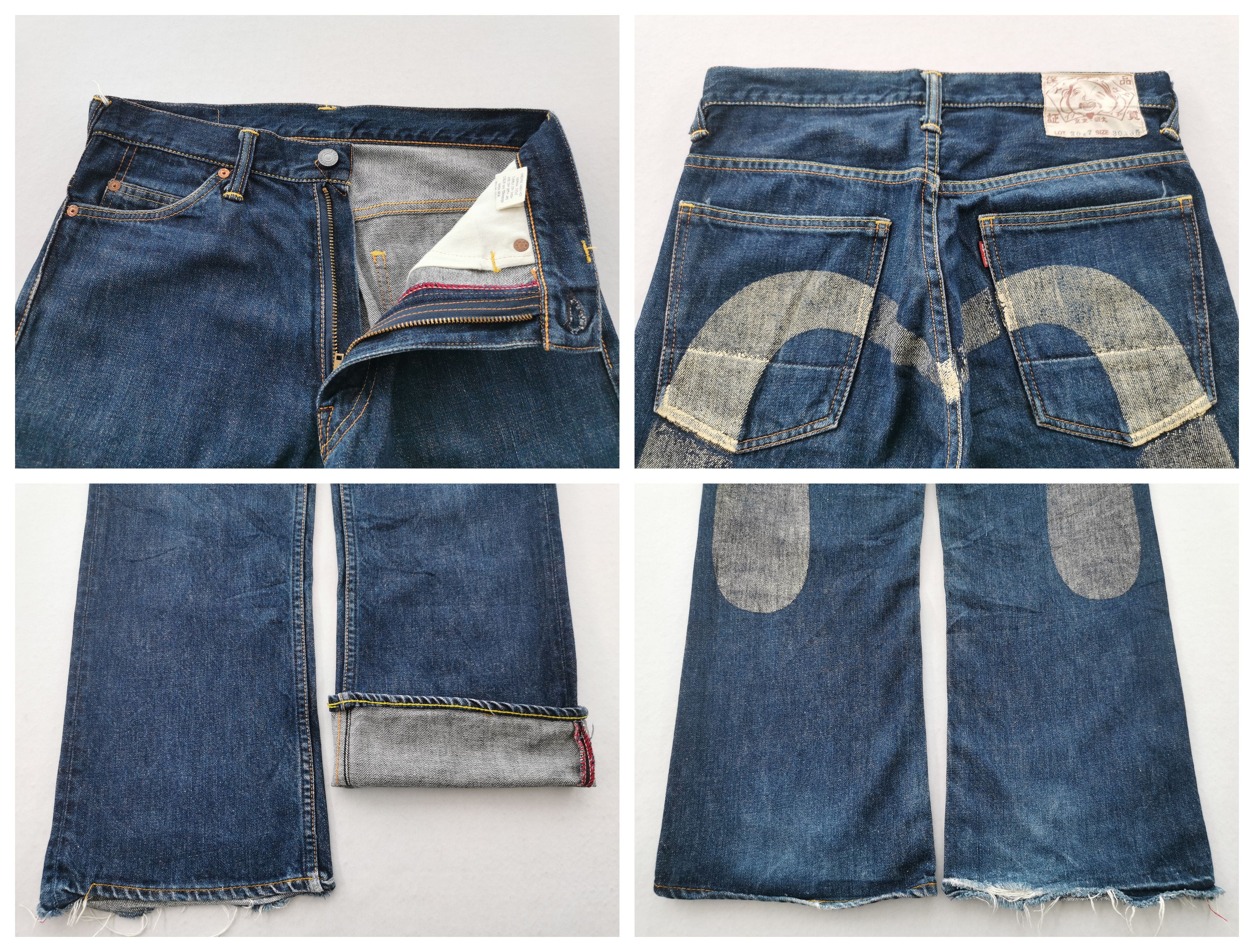Evisu Vintage Evisu Lot 2017 Denim Big Seagull Logo Made In Japan Size US 29 - 10 Thumbnail