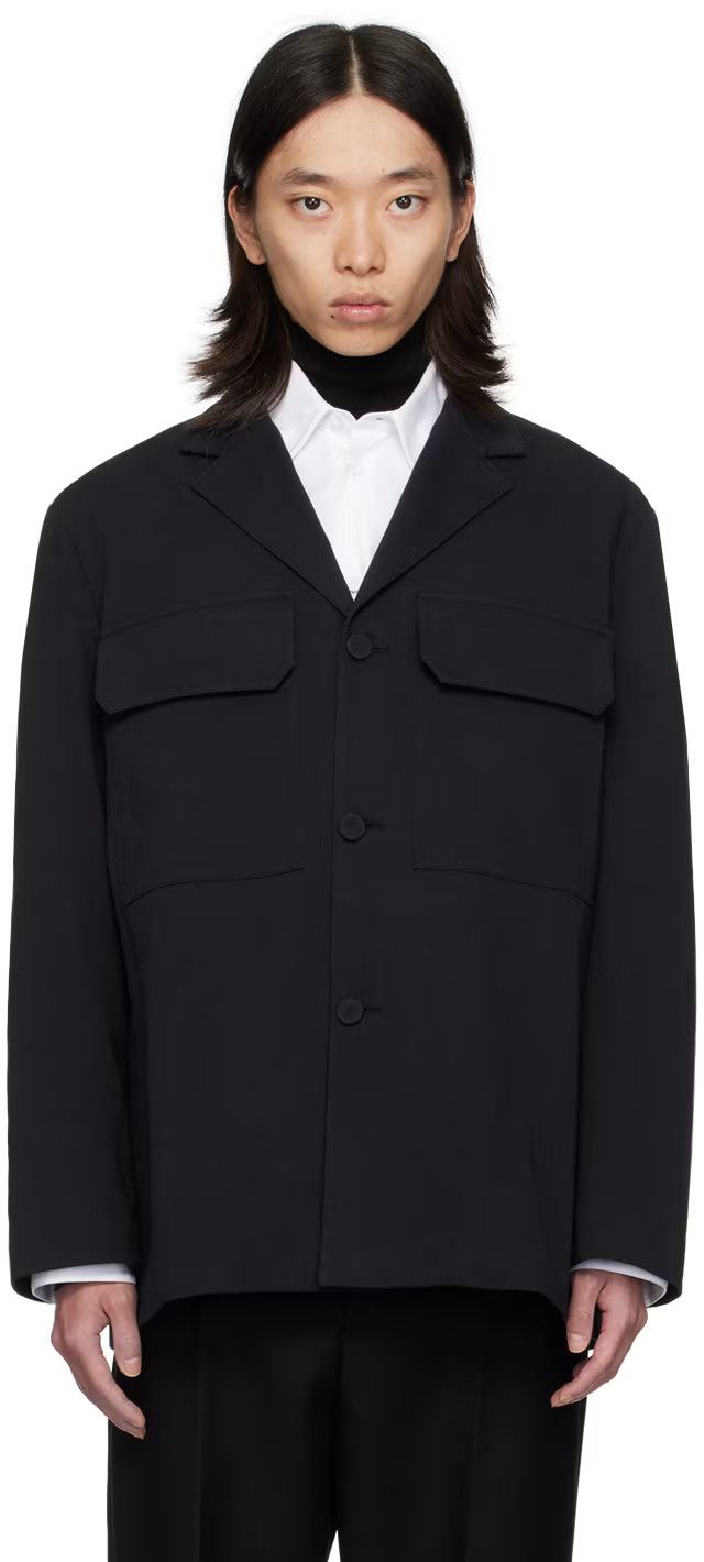 Jil Sander o1w1db10825 Jacket in Black Size US L / EU 52-54 / 3 - 1 Thumbnail