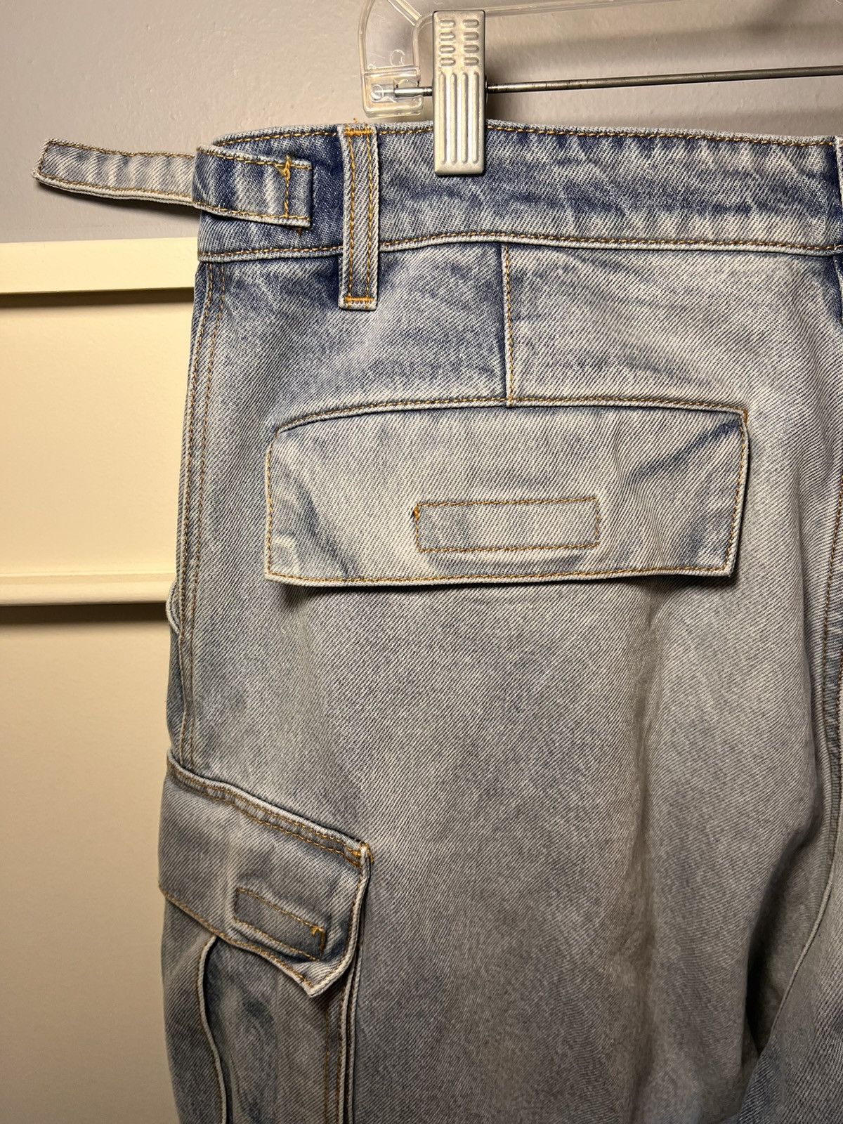 Vetements Vetements Blue & Black Runway Deconstructed Cargo Pants Size US 34 / EU 50 - 16 Thumbnail
