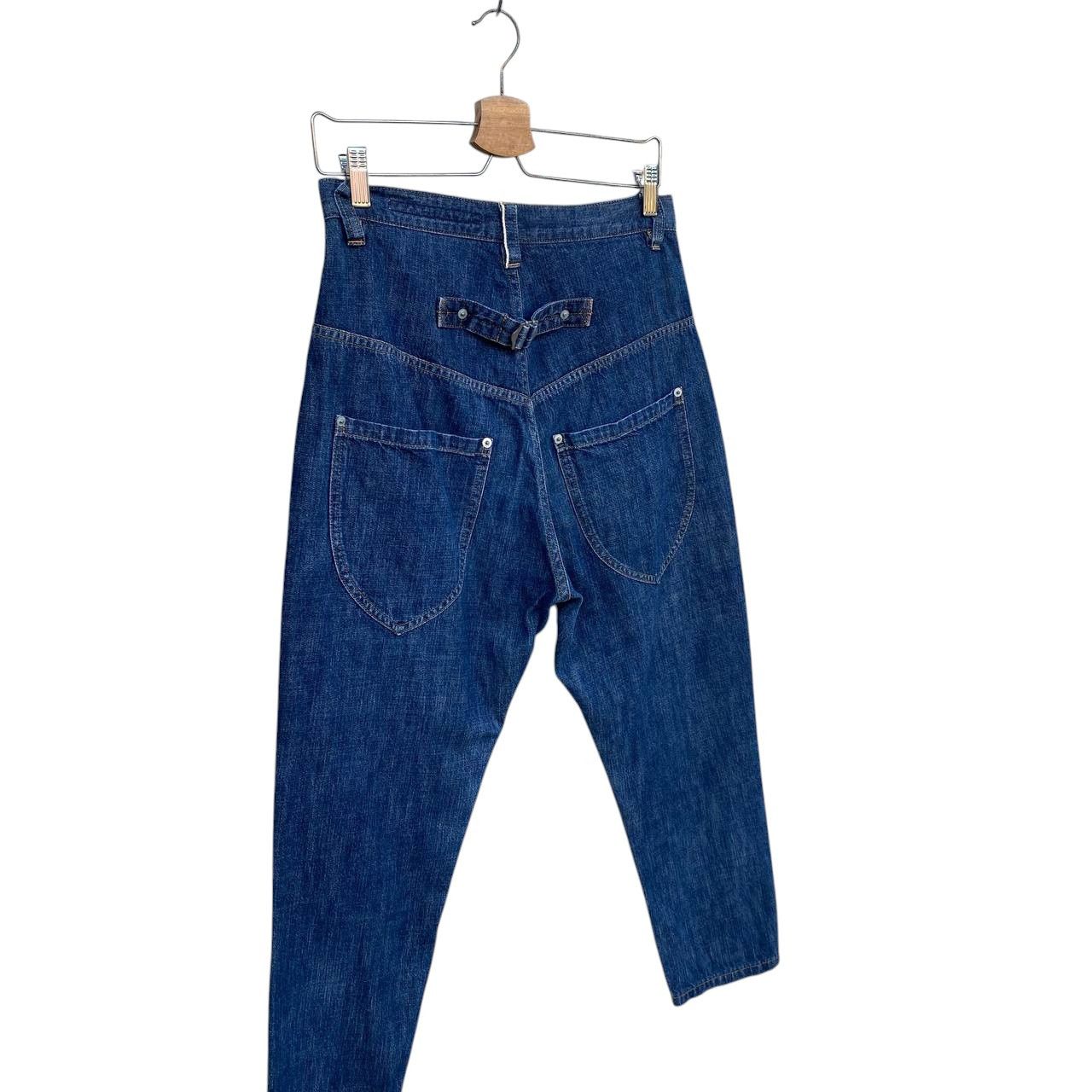 Issey Miyake SUNAOKUWAHARA JAPAN SHORT ANKLE CUT DENIM Size US 30 / EU 46 - 3 Thumbnail