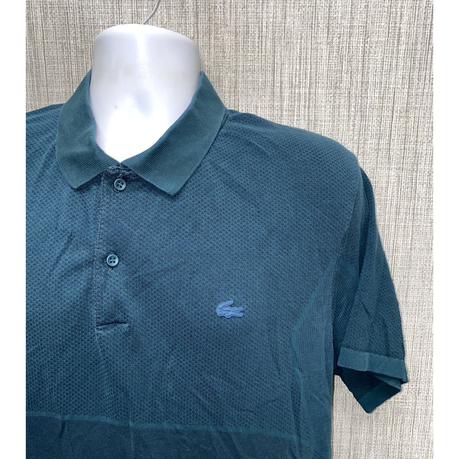 Lacoste Lacoste Polo Shirt Golf Short Sleeve Mens M Dark Green Solid Polo Shirt Mens Size US M / EU 48-50 / 2 - 2 Thumbnail
