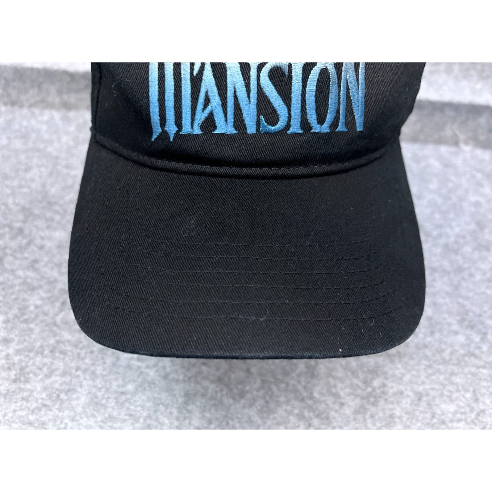 Disney Disney Haunted Mansion Baseball Cap Hat Unisex Adult Black 100% Cotton Adjustable Strapback Size ONE SIZE - 3 Thumbnail