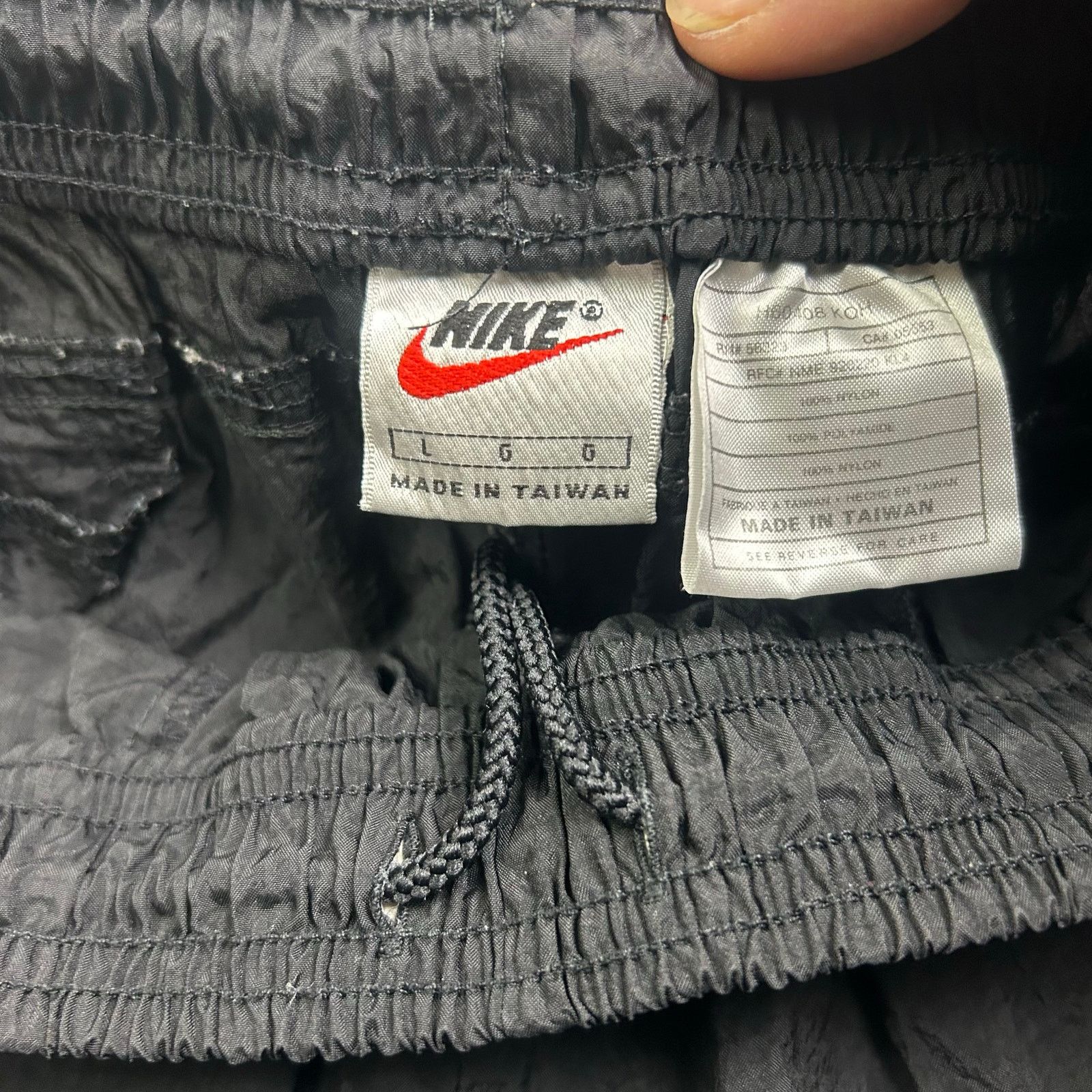 Nike × Vintage Vintage Nike 90s Black Track Pant Size 28" / US 6 / IT 42 - 4 Thumbnail