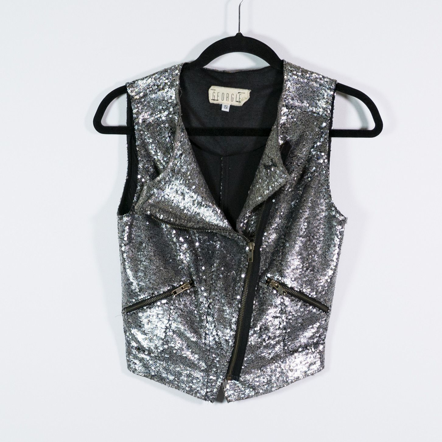Other Georgie Sequin Glitter Sparkle Embellished Size S / US 4 / IT 40 - 1 Thumbnail
