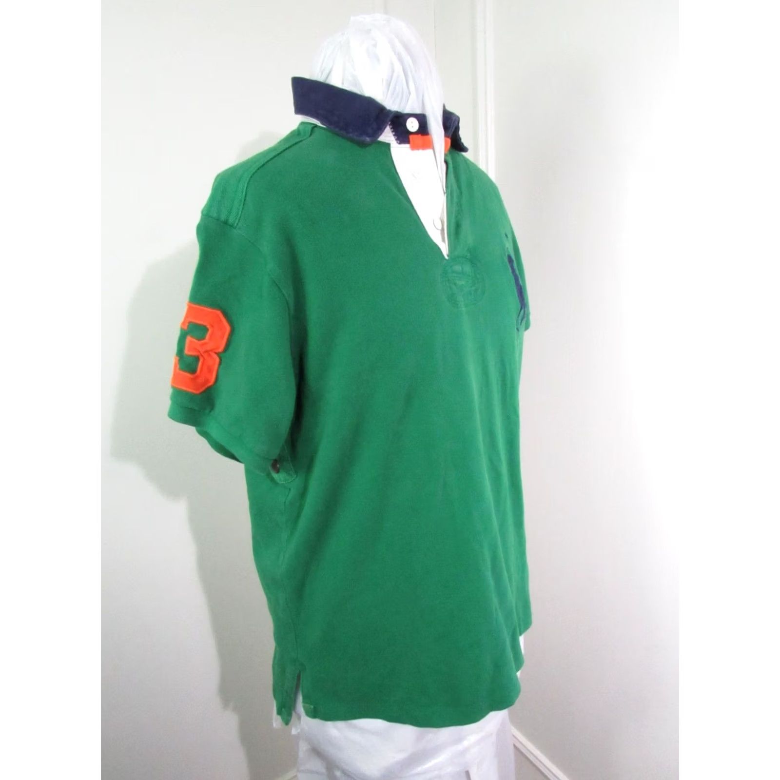 Ralph Lauren Polo Ralph Lauren Rugby Shirt Men L Green Short Sleeve Size US L / EU 52-54 / 3 - 3 Thumbnail
