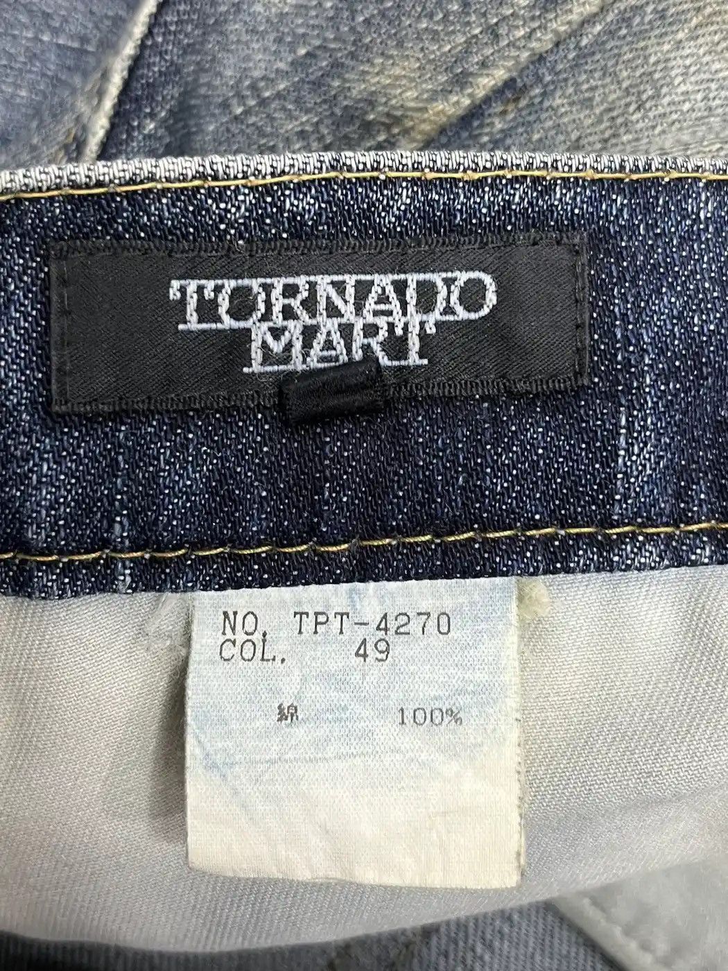 🔥SICK 90's TORNADO MART Natural Worn-Out Thrashed Flared 💥