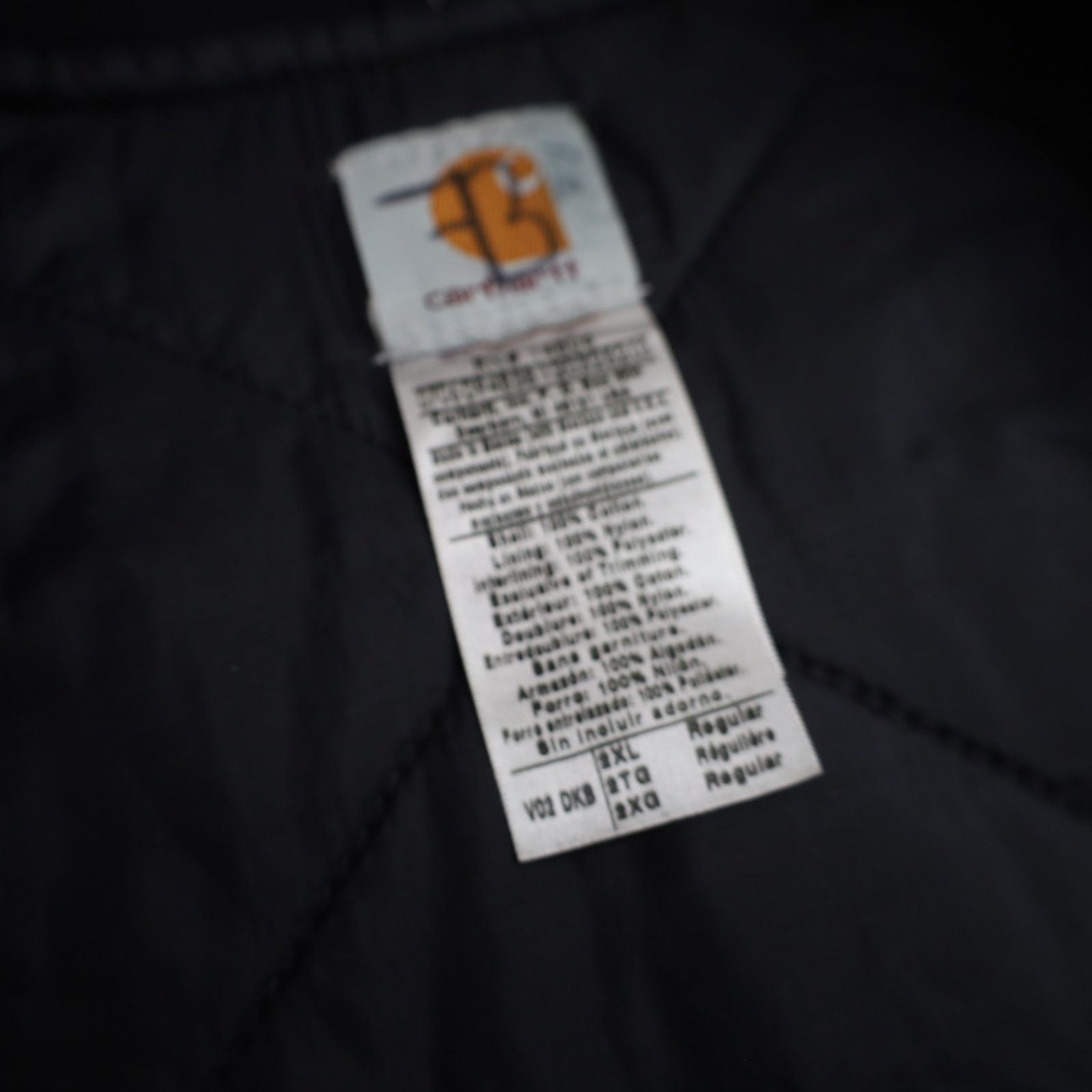 Carhartt Carhartt V02 DKB Quilted Canvas Work Vest Size US XXL / EU 58 / 5 - 5 Thumbnail