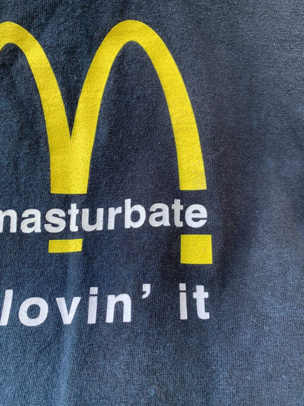 Vintage Vintage Masturbate I’m Lovin It Porn Sex Humor Tee Y2K Size US XL / EU 56 / 4 - 10 Thumbnail