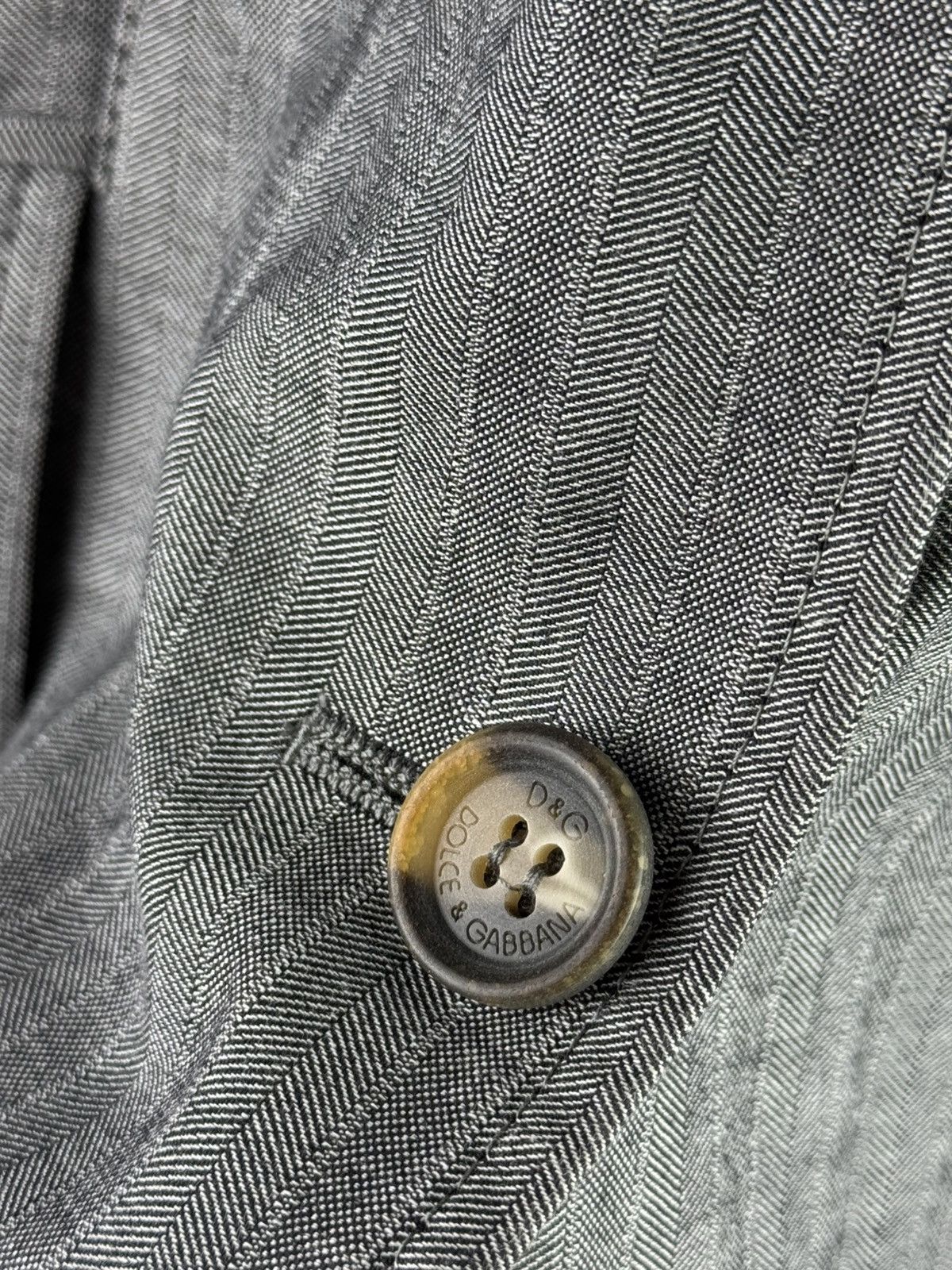 Dolce & Gabbana Vintage 00s Dolce&Gabbana Formal Suit Blazer Paisley Lining Size L / US 10 / IT 46 - 8 Thumbnail
