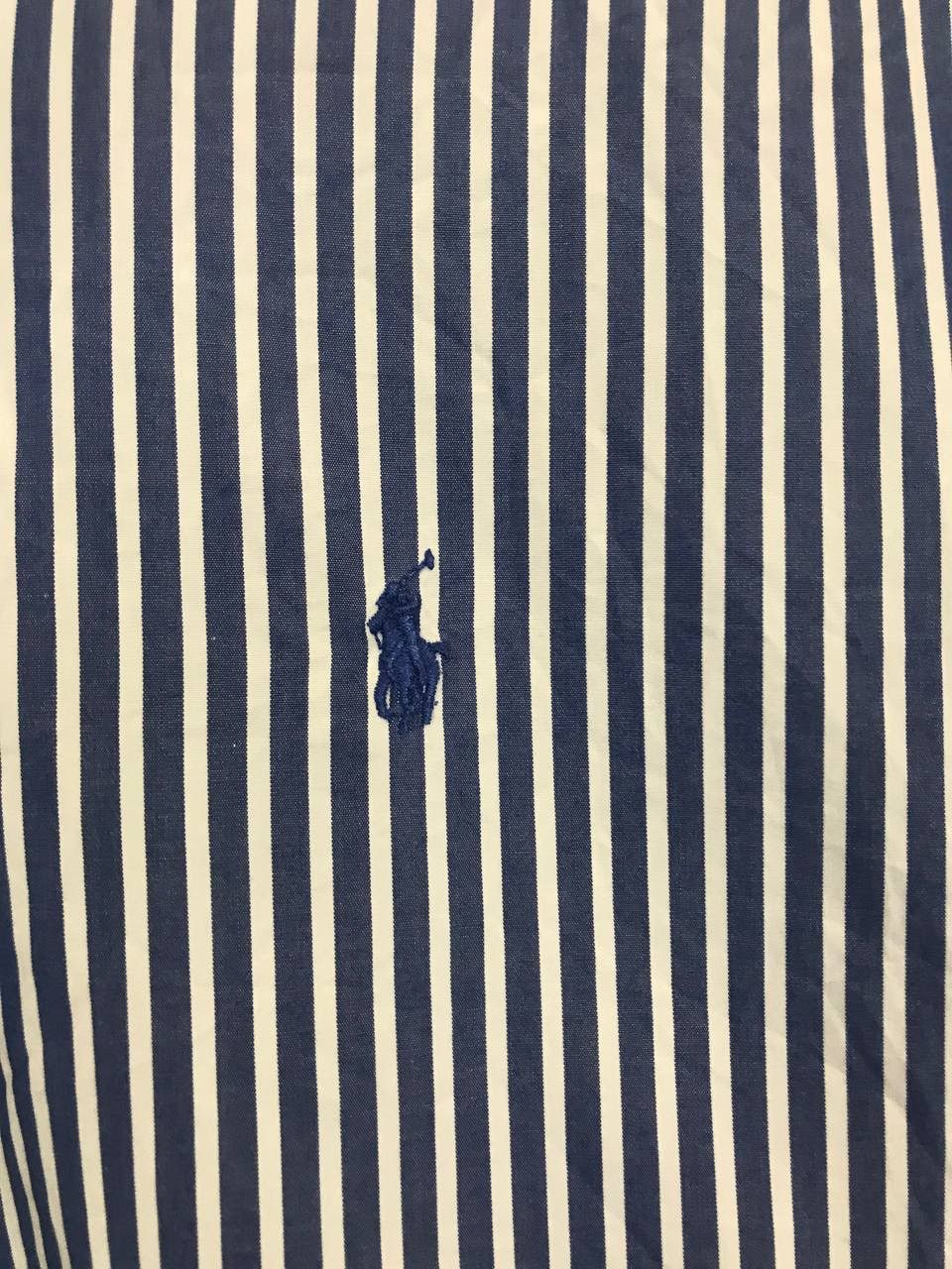 Polo Ralph Lauren Polo Ralph Lauren vintage designer logo striped shirt Size US L / EU 52-54 / 3 - 3 Thumbnail