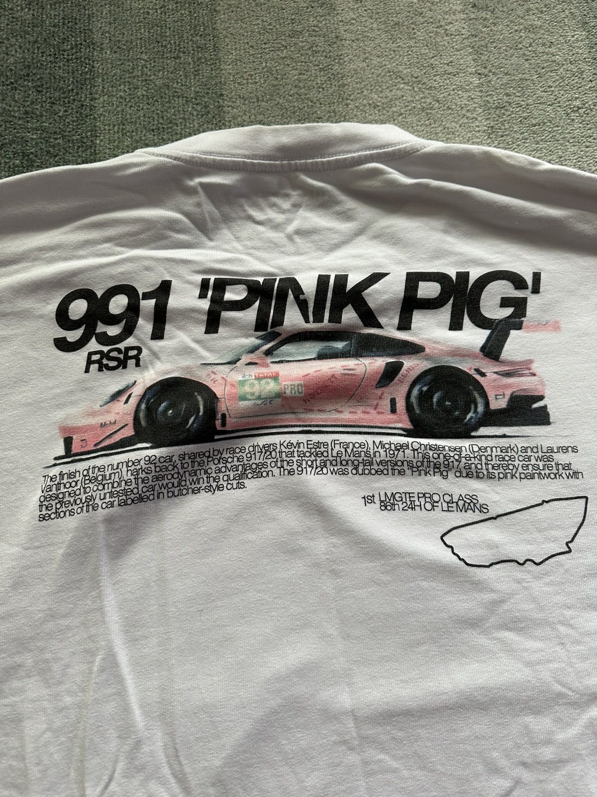 Vintage Uberholen Pink Pig Tee Size US XL / EU 56 / 4 - 5 Thumbnail